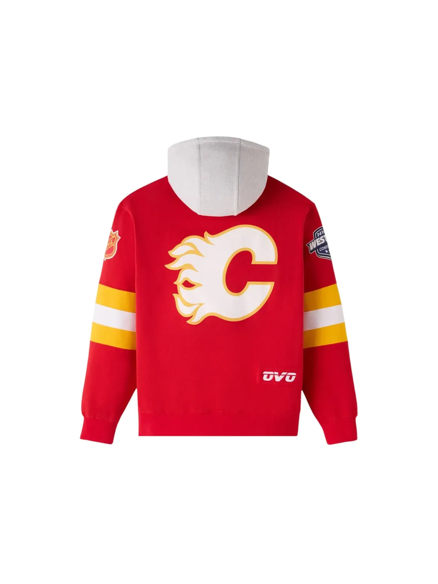 Мужская худи OVO NHL Calgary Flames — изображение 2 из 2, красный