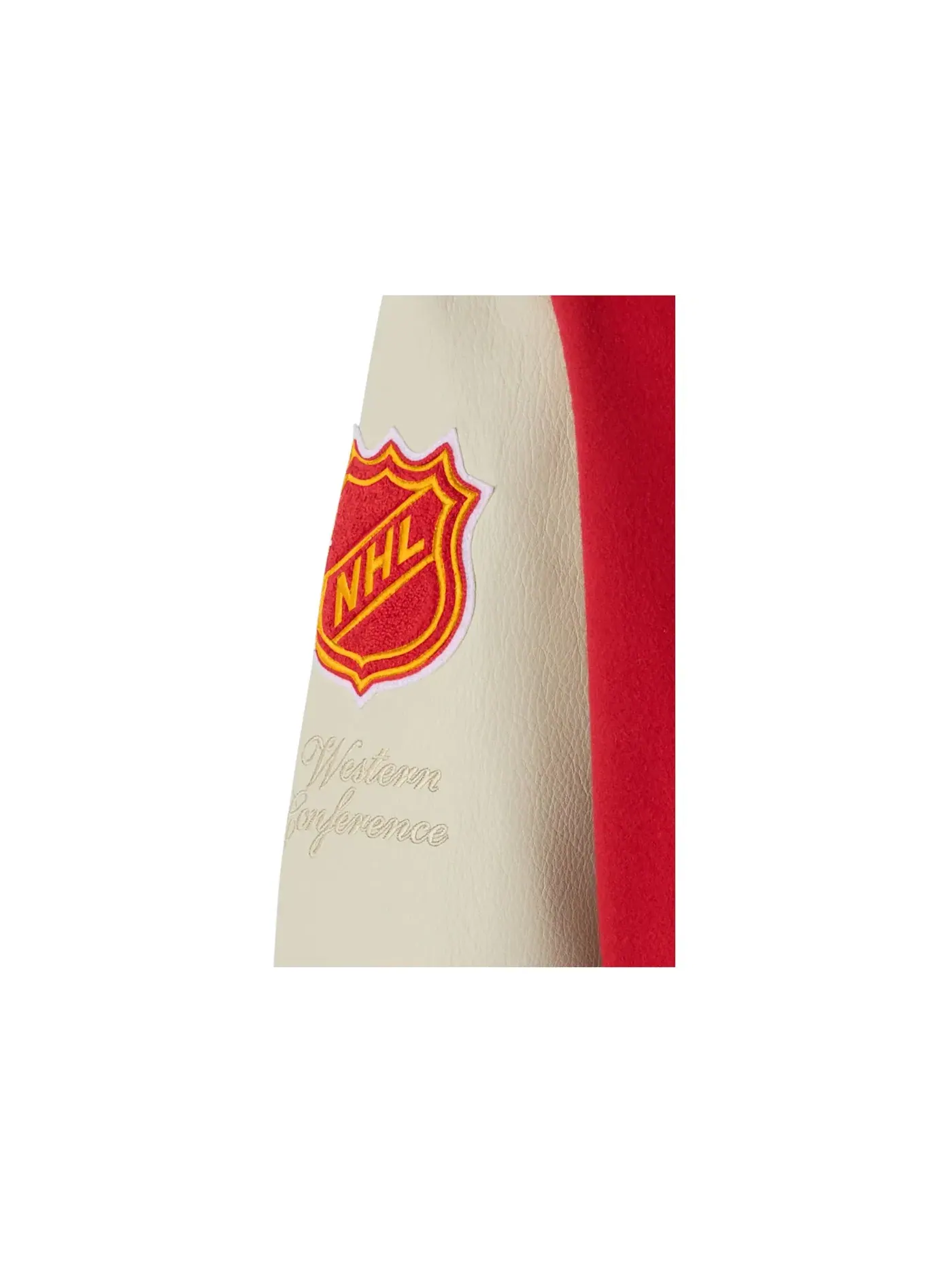 Мужская куртка-бомбер OVO NHL Calgary Flames Varsity Jacket — изображение 2 из 2, красный