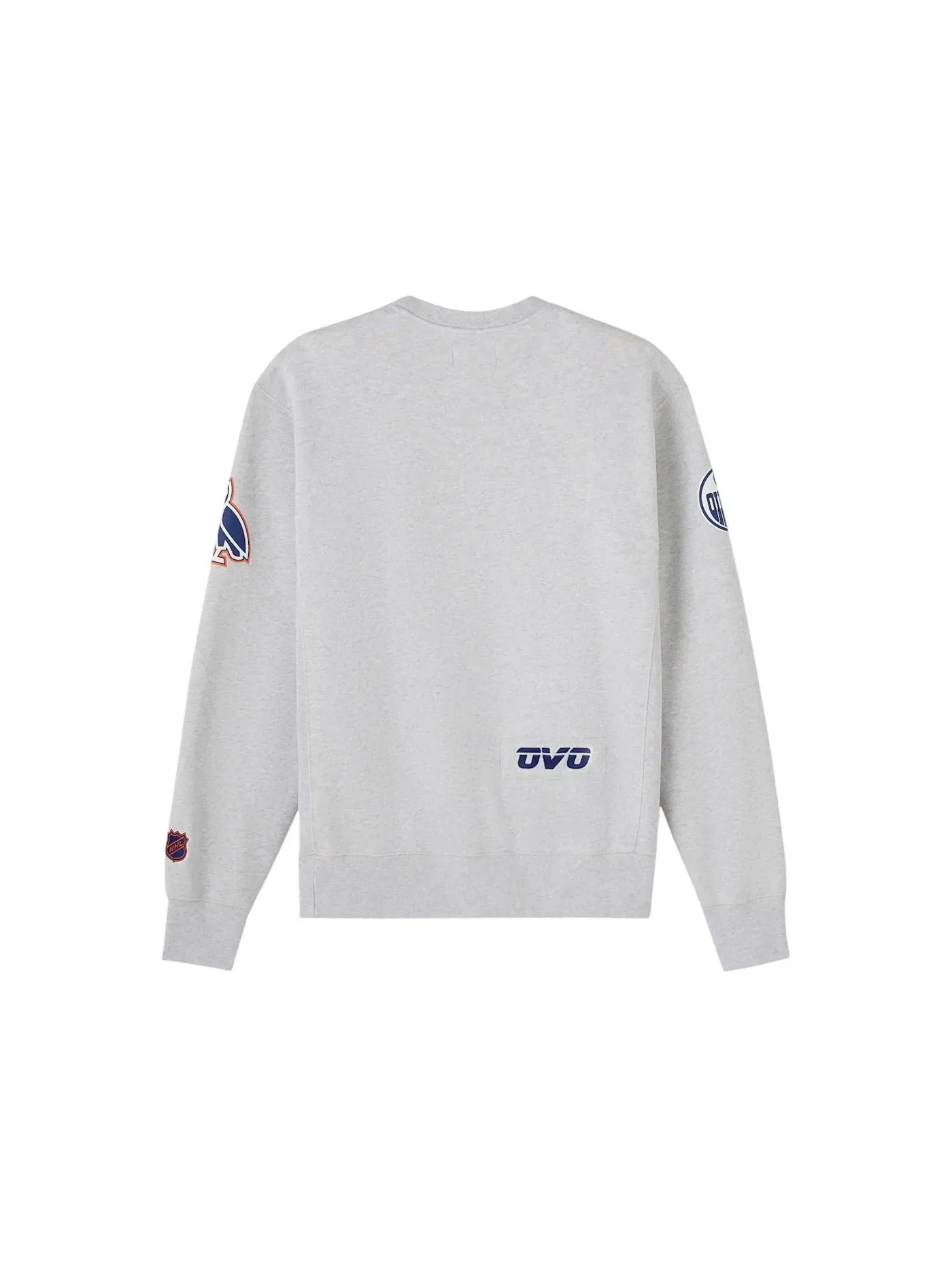 Мужской свитшот с круглым вырезом Crewneck OVO — изображение 2 из 2, пепельный вереск