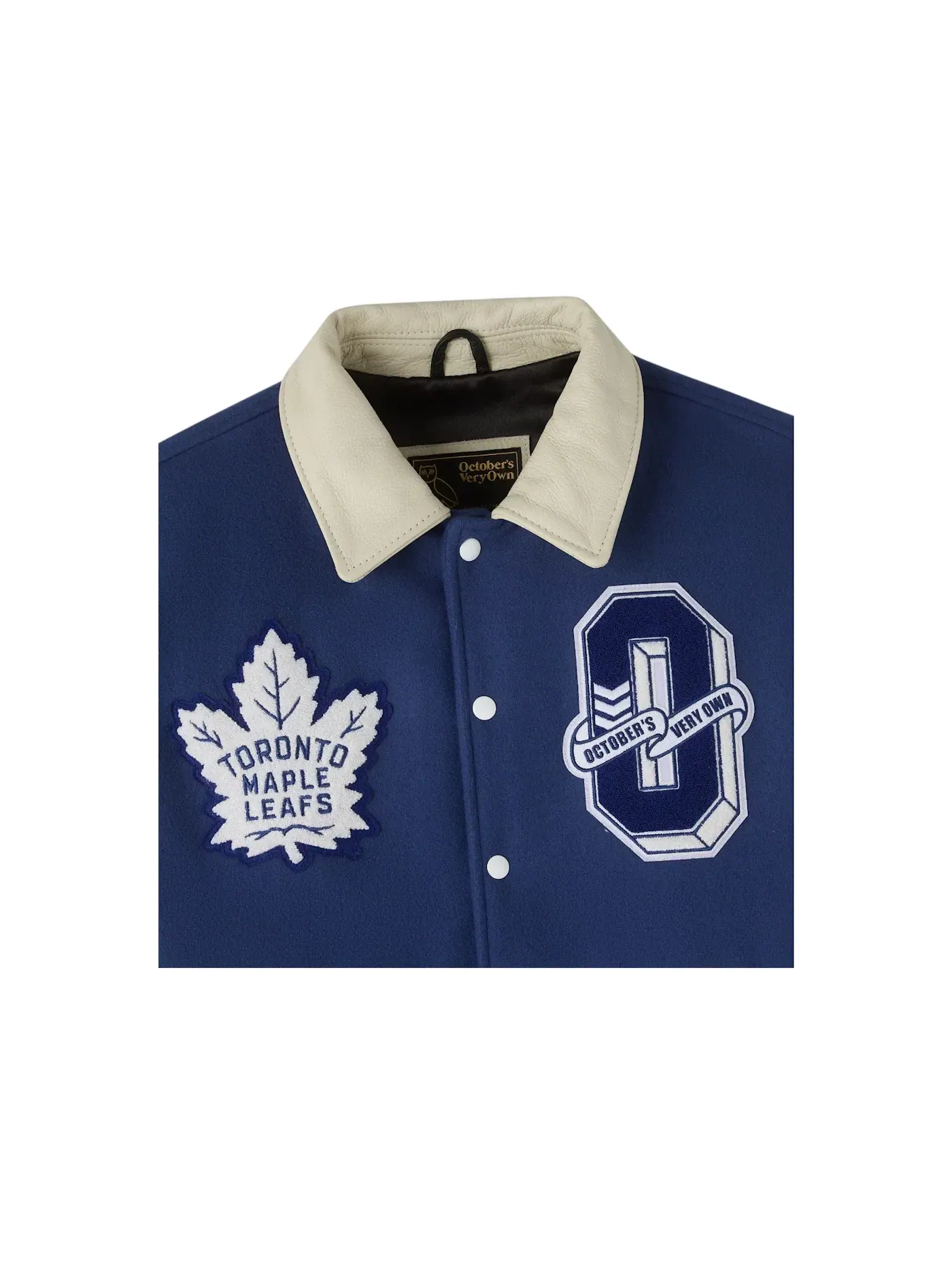 Мужская куртка-бомбер OVO NHL Toronto Maple Leafs Varsity Jacket — изображение 2 из 2, синий