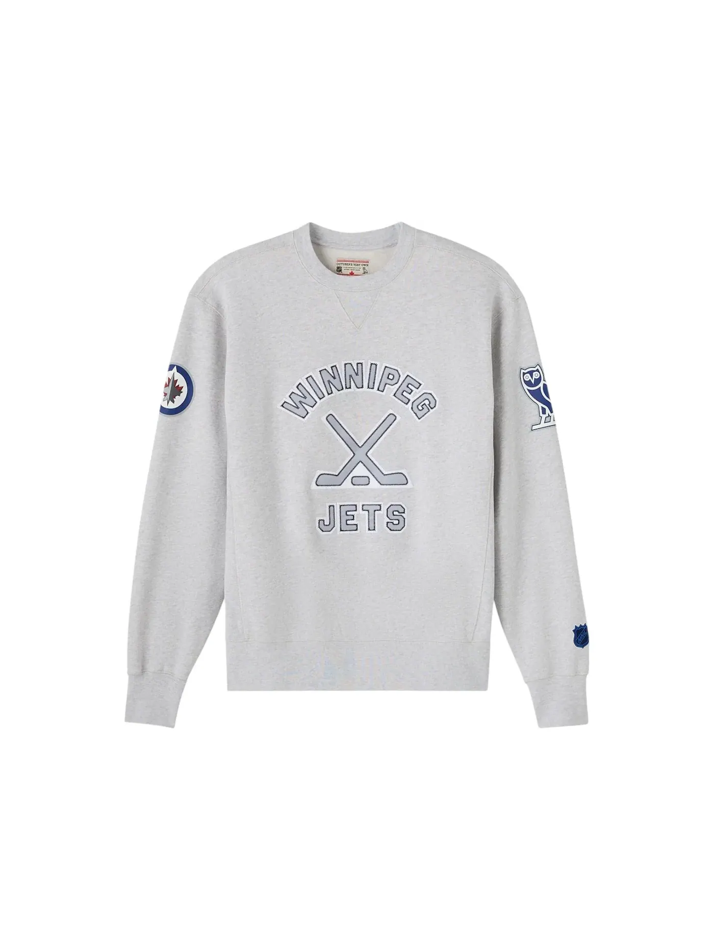 Мужской свитшот Ash Heather OVO — изображение 1 из 2, пепельный вереск