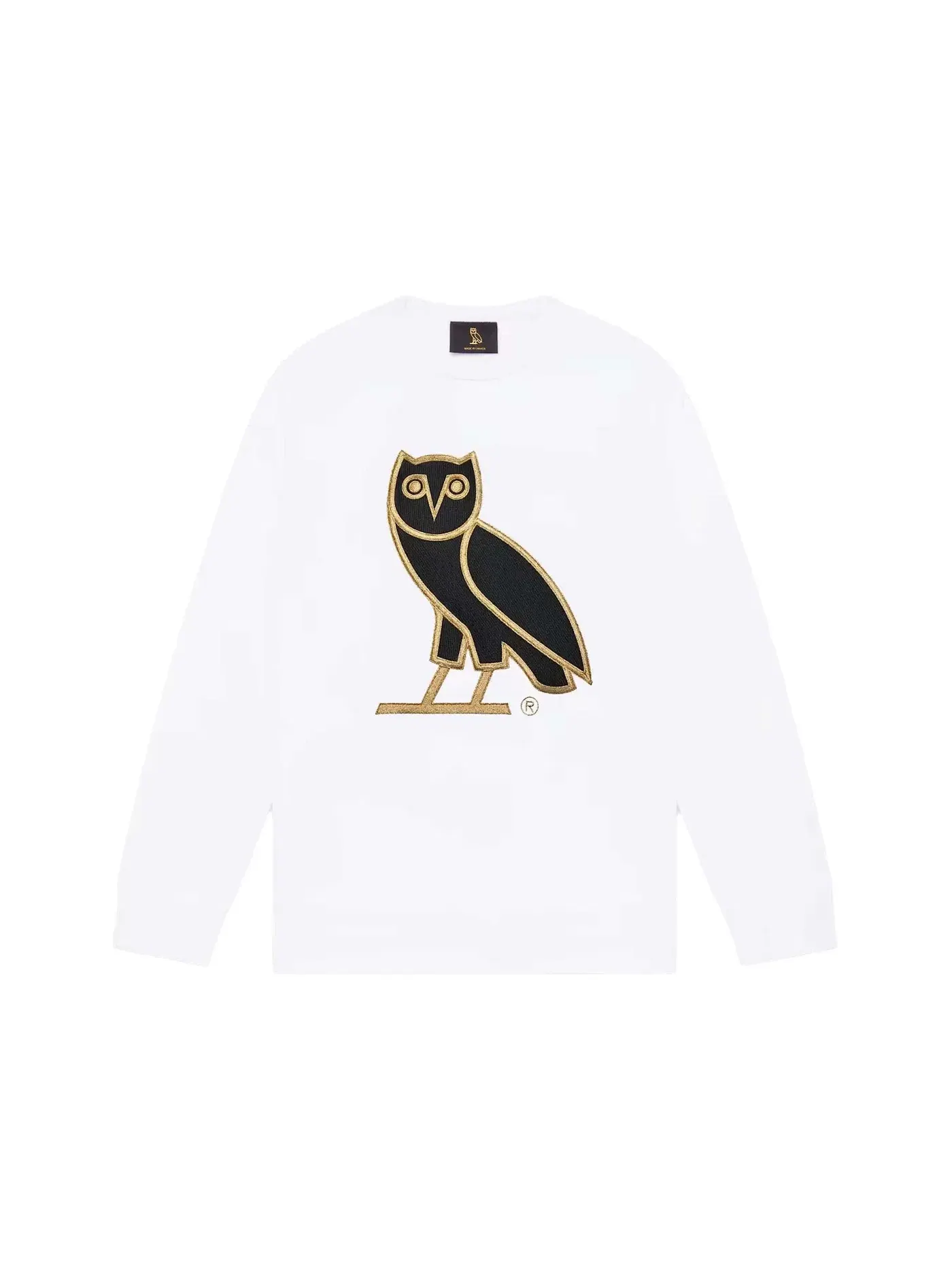 Мужской свитшот с принтом OVO OG Owl Crewneck — изображение 1 из 1, белый
