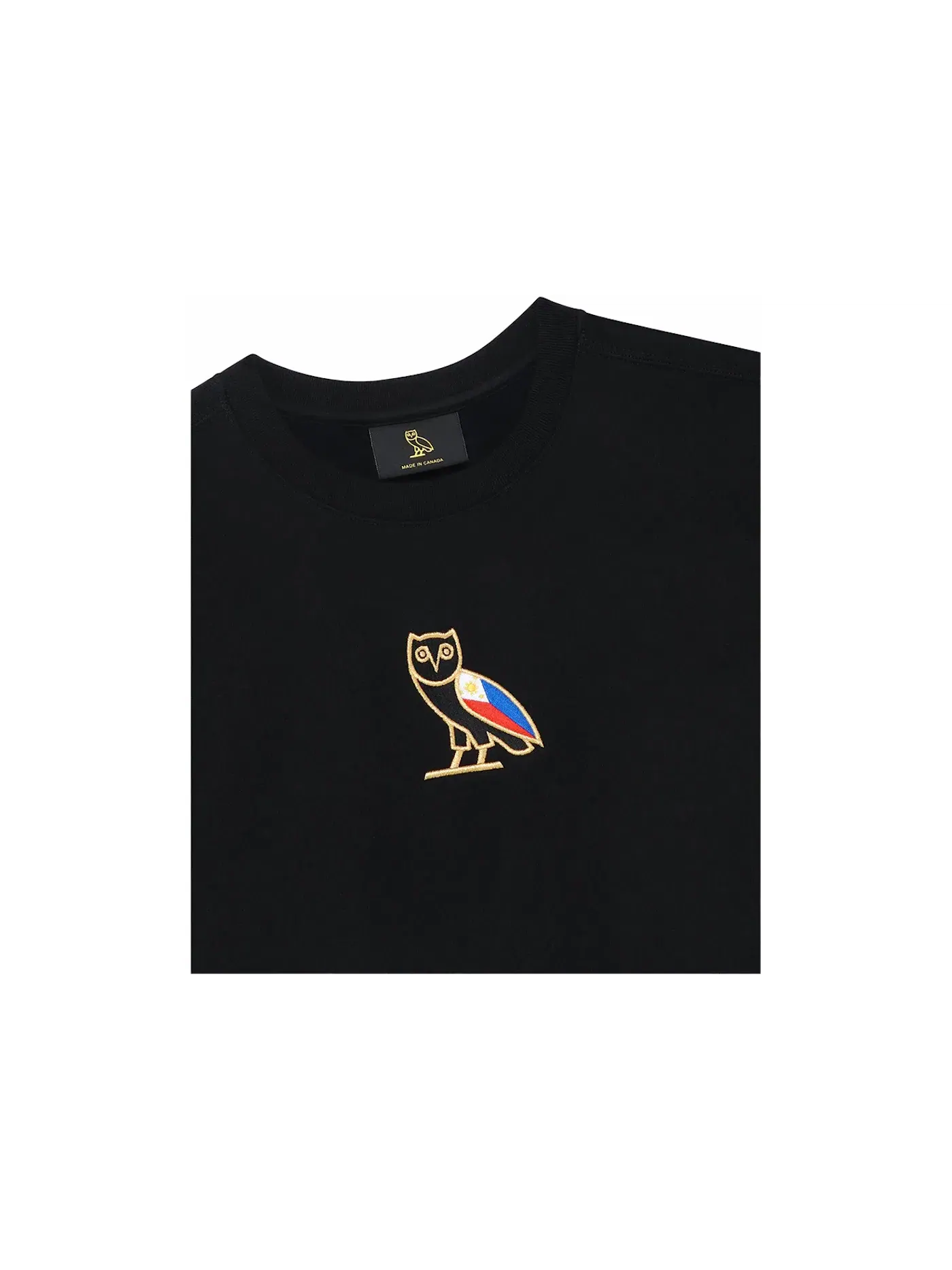 Мужской свитшот с принтом OVO Philippines Mini OG Crewneck Black — изображение 2 из 2
