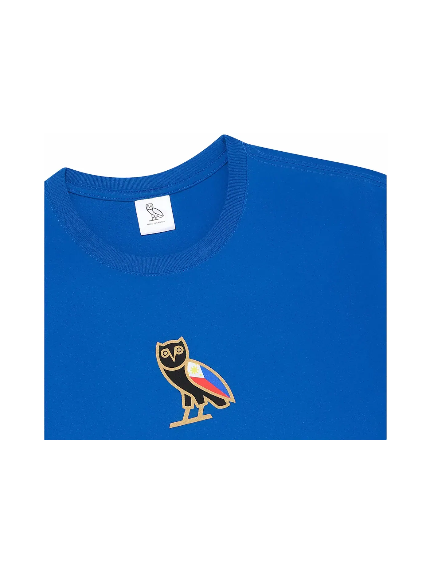 Мужская футболка с принтом OVO Philippines Mini OG Owl T-shirt — изображение 2 из 2, синий