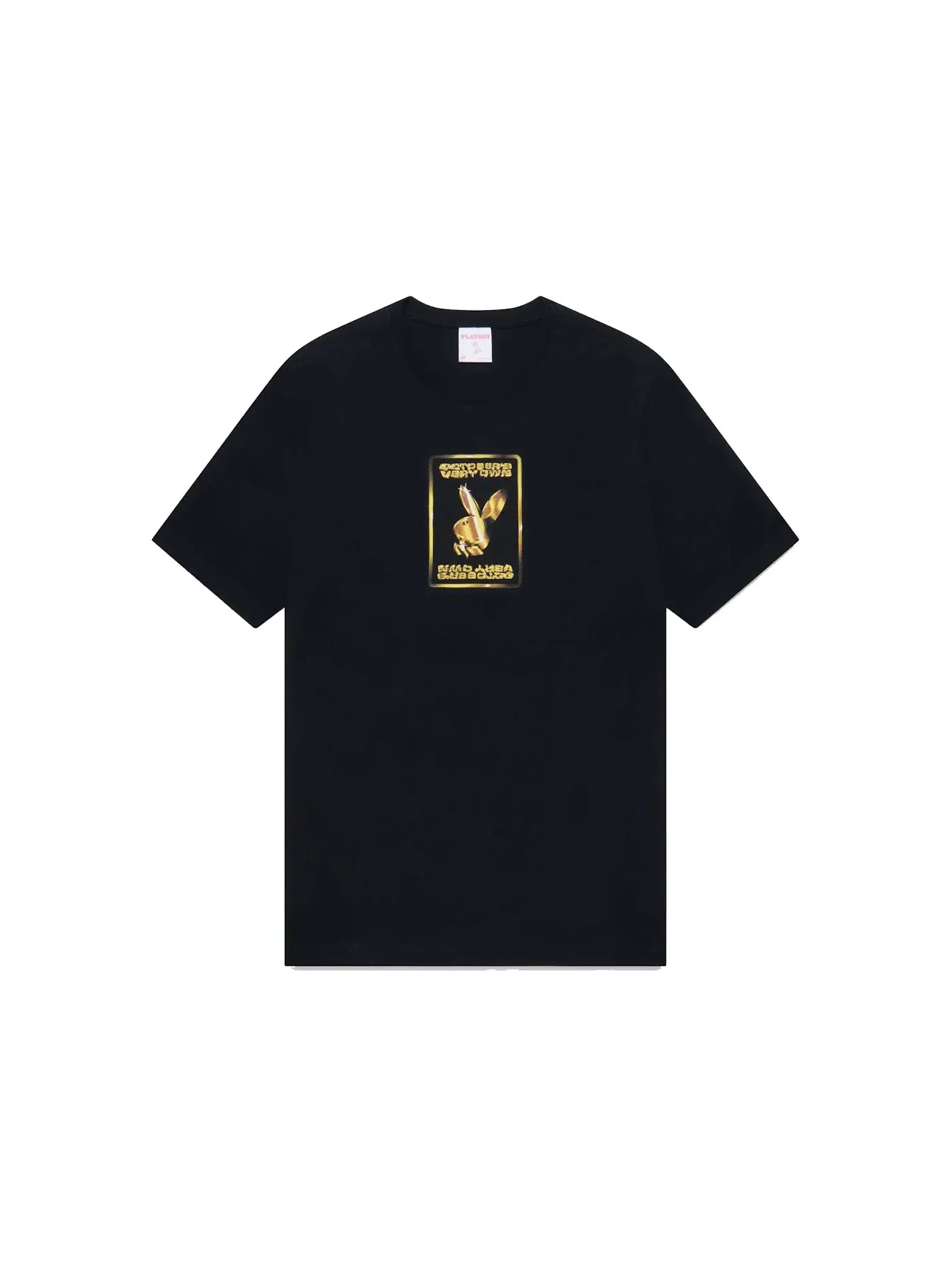 Мужская футболка с принтом OVO Playboy Gold Owl T-Shirt OVO — изображение 1 из 2, черный