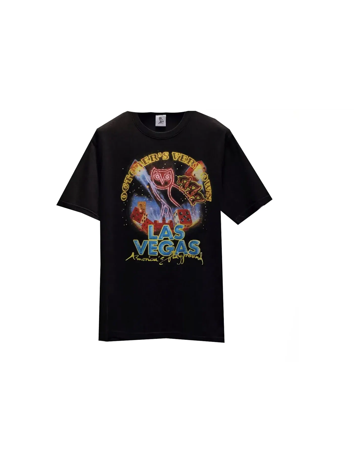 Мужская футболка с принтом OVO Playground Wynn Las Vegas Exclusive T-Shirt OVO — изображение 1 из 1, черный