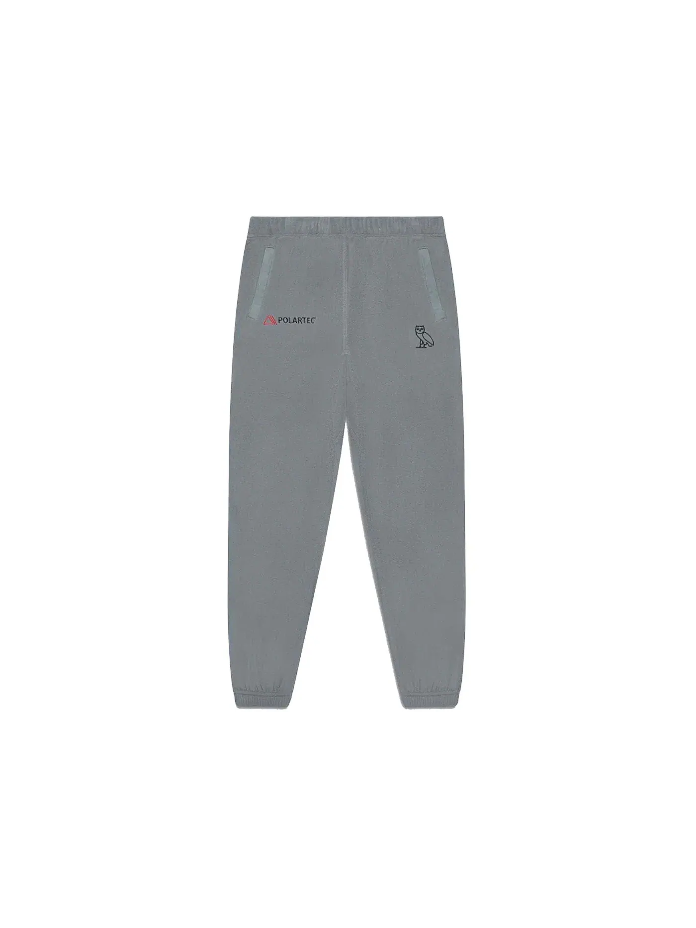 Мужские спортивные штаны из микрофлиса Sweatpant OVO — изображение 1 из 1, светлый серый