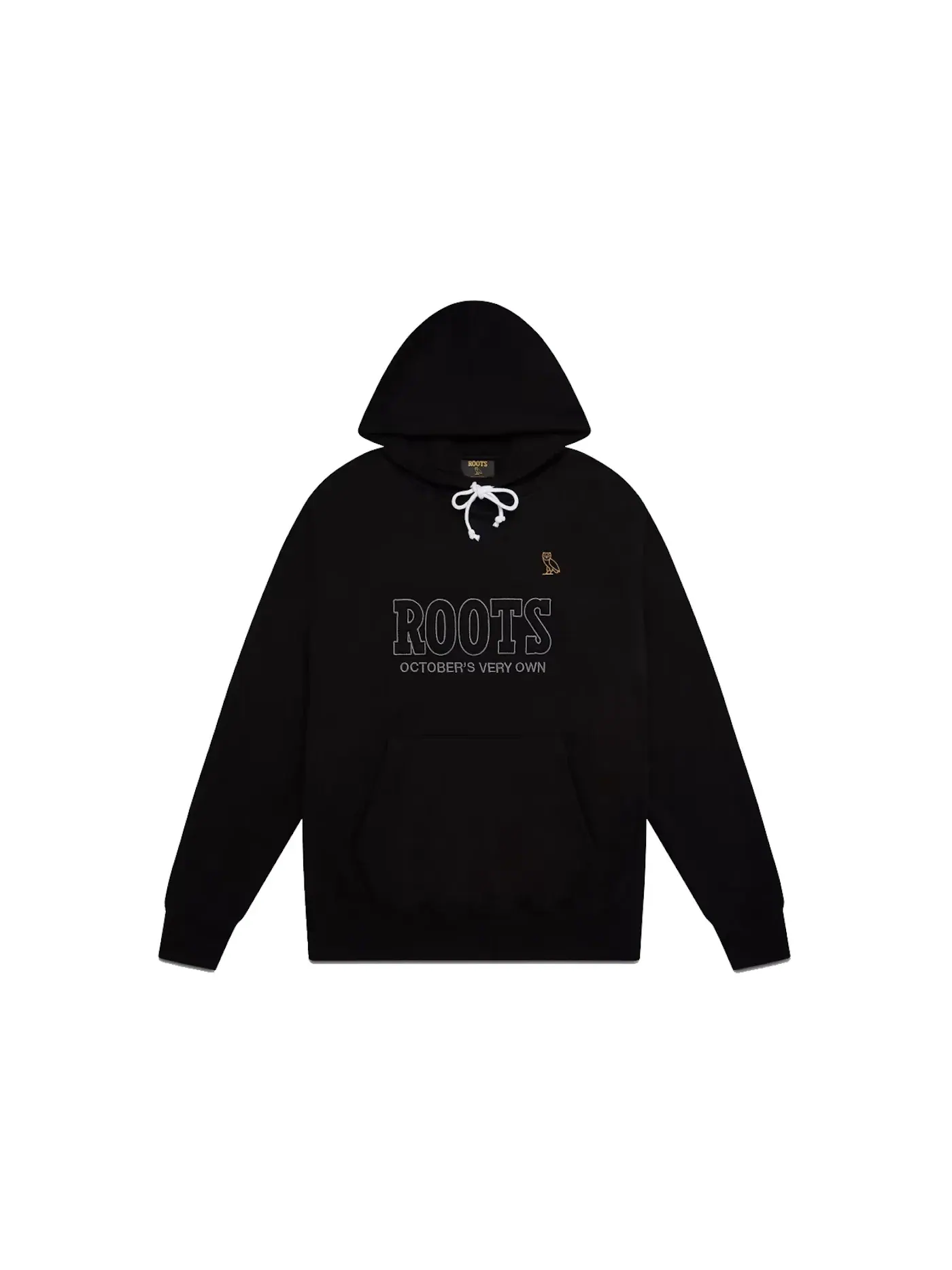 Мужской худи с патчем OVO Roots Owl Patch Hoodie — изображение 1 из 1, черный