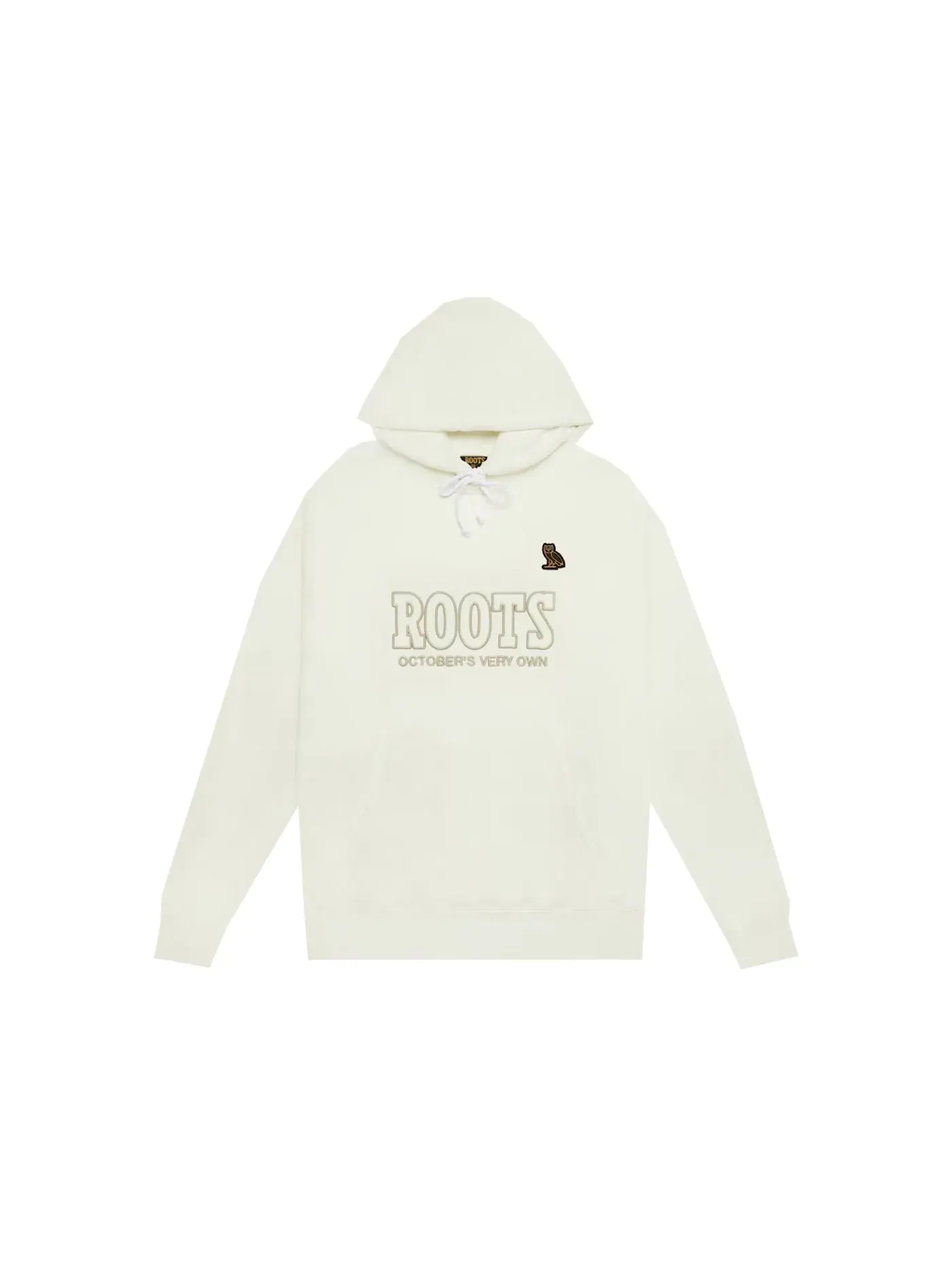Мужской худи OVO Roots Owl Patch Hoodie Cream — изображение 1 из 1