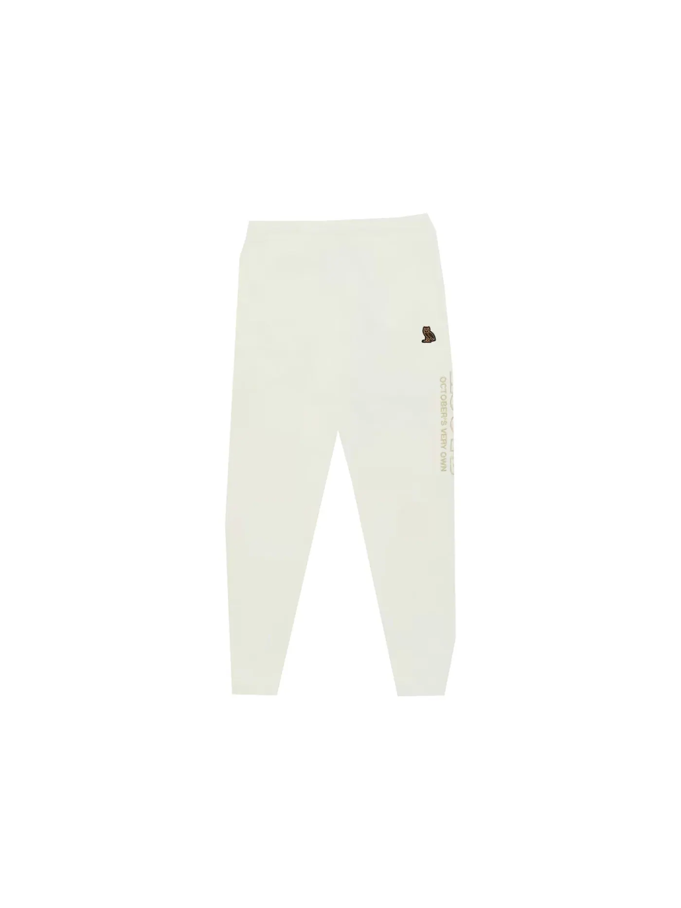 Мужские спортивные штаны с патчем OVO Roots Owl Sweatpant Cream — изображение 1 из 2
