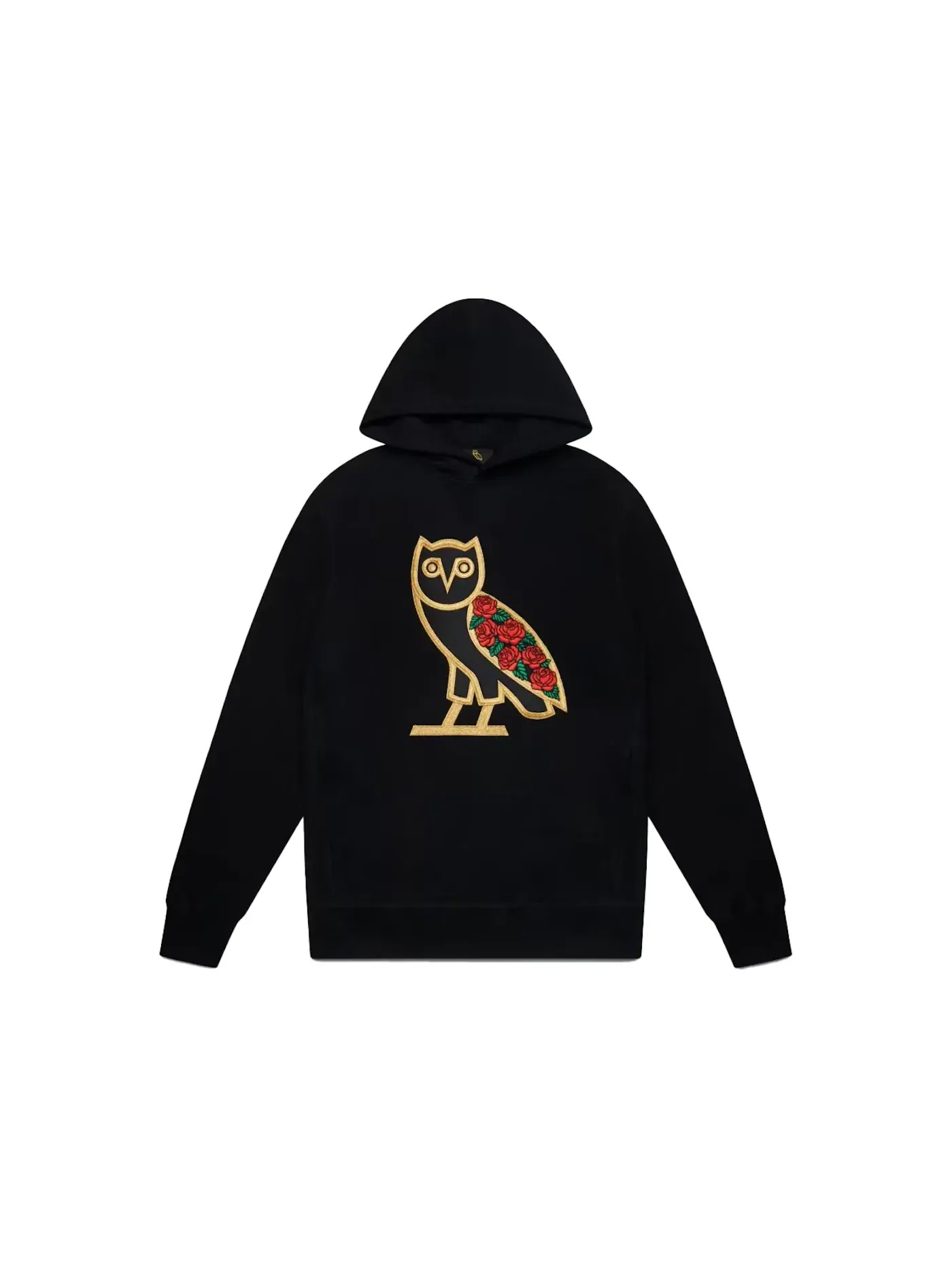 Мужской худи с принтом OVO Rose Owl Hoodie — изображение 1 из 1, черный