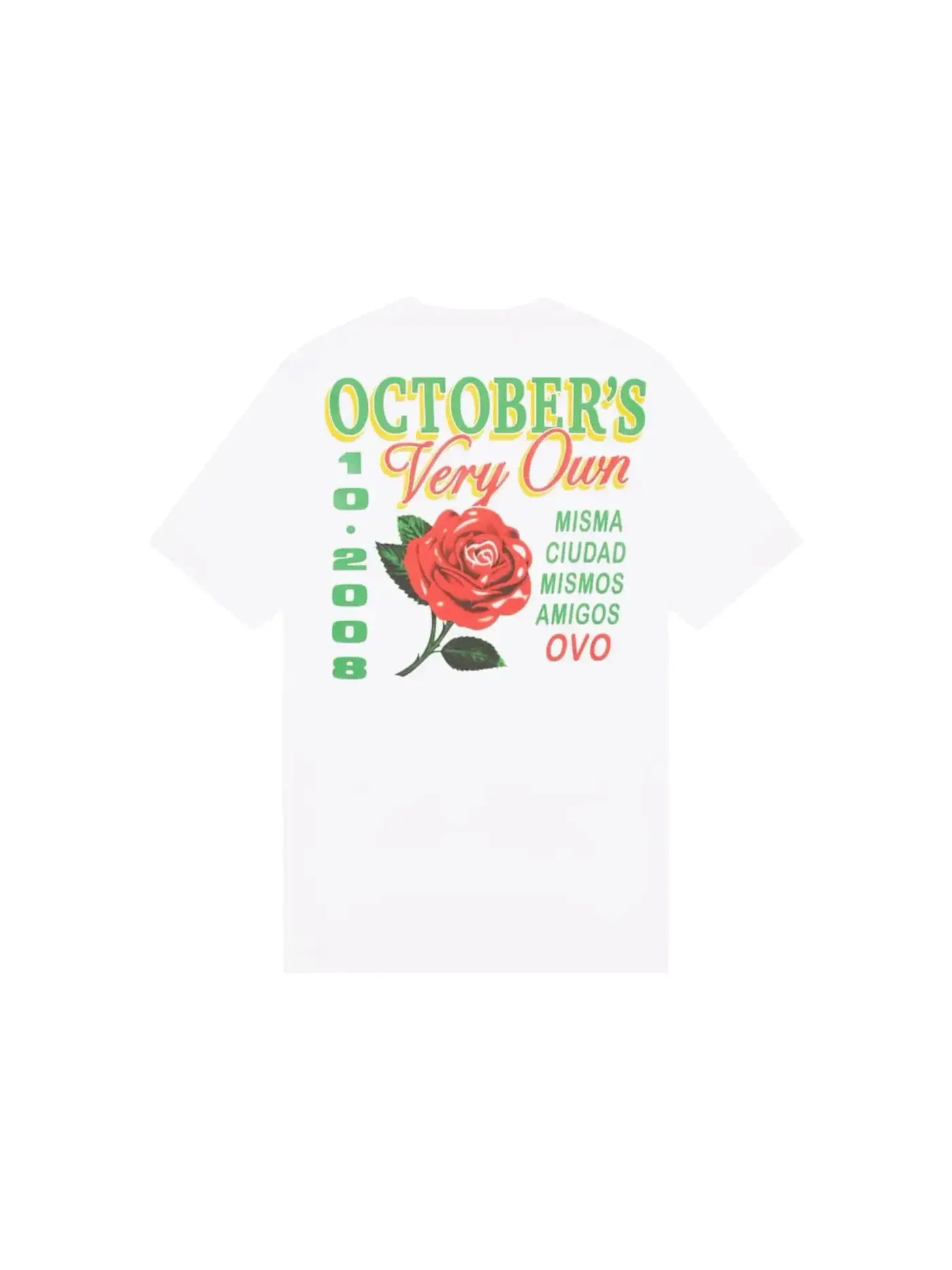 Мужская футболка с принтом T-shirt SS24 OVO — изображение 2 из 2, белый