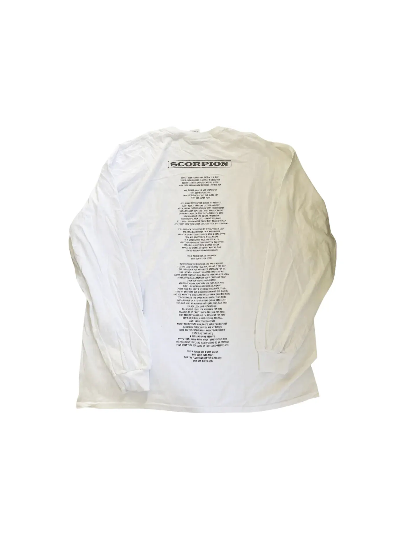 Мужская футболка с длинным рукавом с принтом OVO L/S T-shirt — изображение 2 из 2, белый