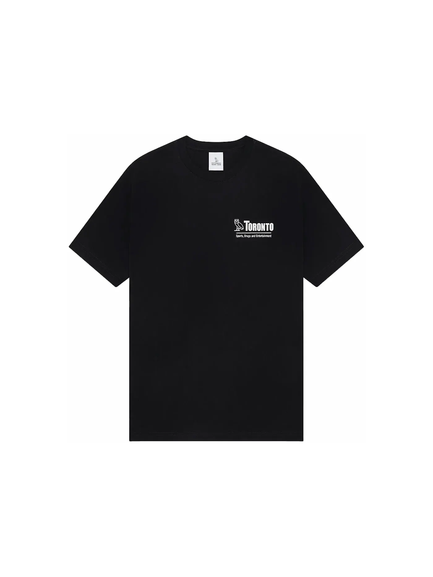 Мужская футболка с принтом OVO S.D.E Staff T-shirt — изображение 1 из 2, черный