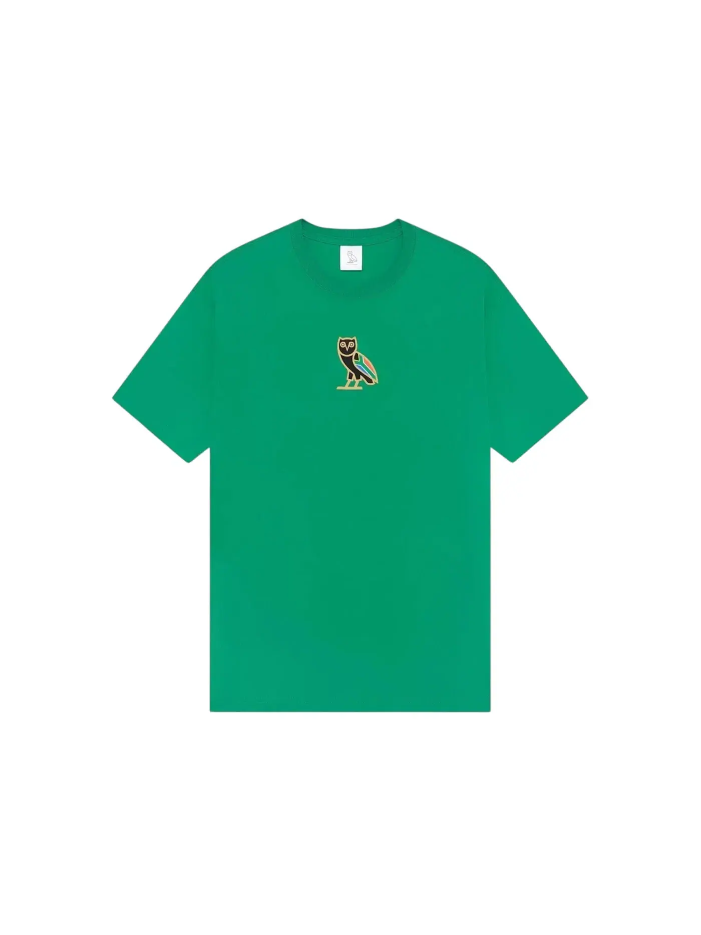 Мужская футболка с принтом OVO South Africa International Mini OG Owl T-shirt — изображение 1 из 2, зеленый