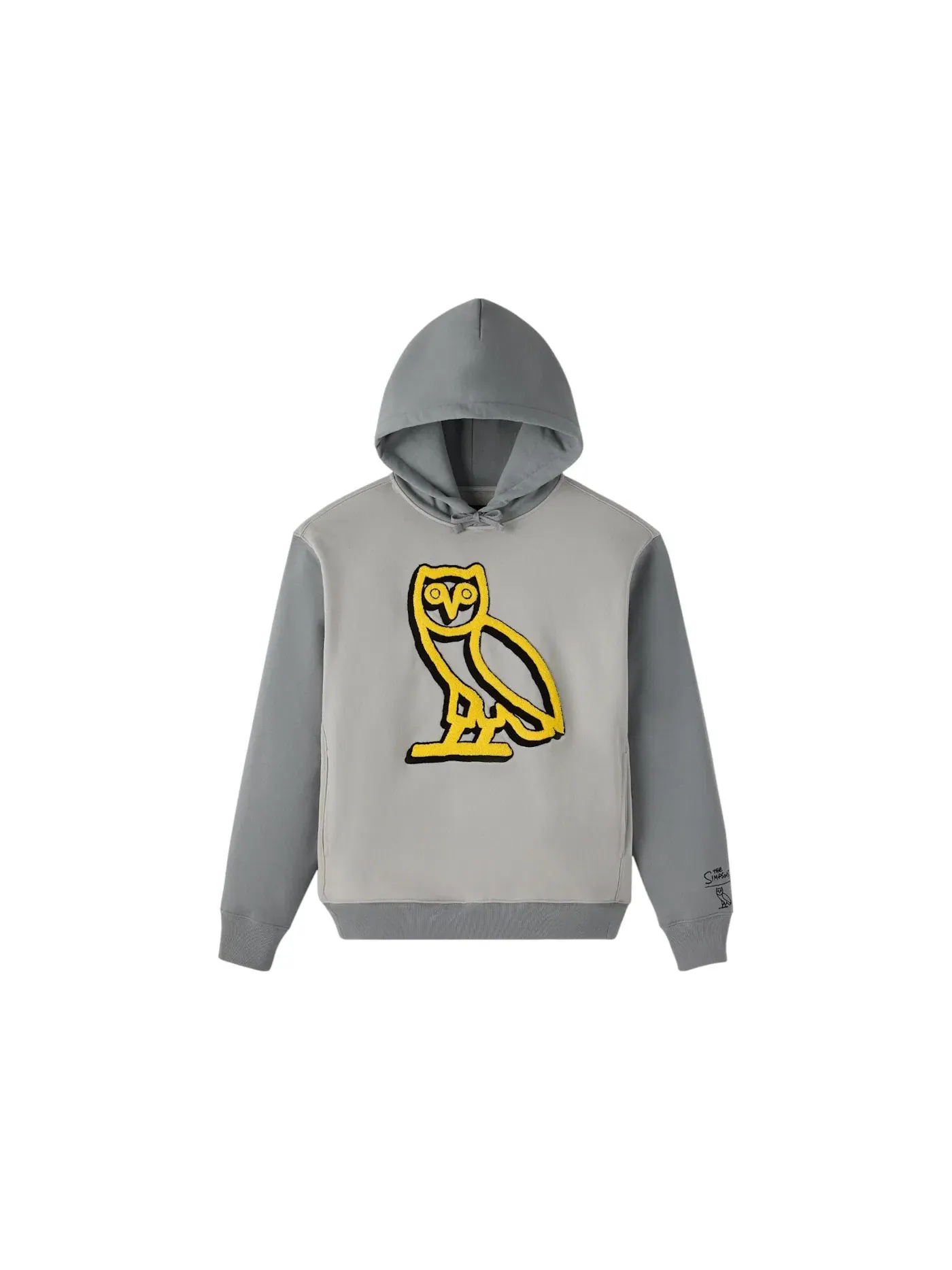 Мужская худи с принтом OVO The Simpsons Scratchy Hoodie — изображение 1 из 1, серый