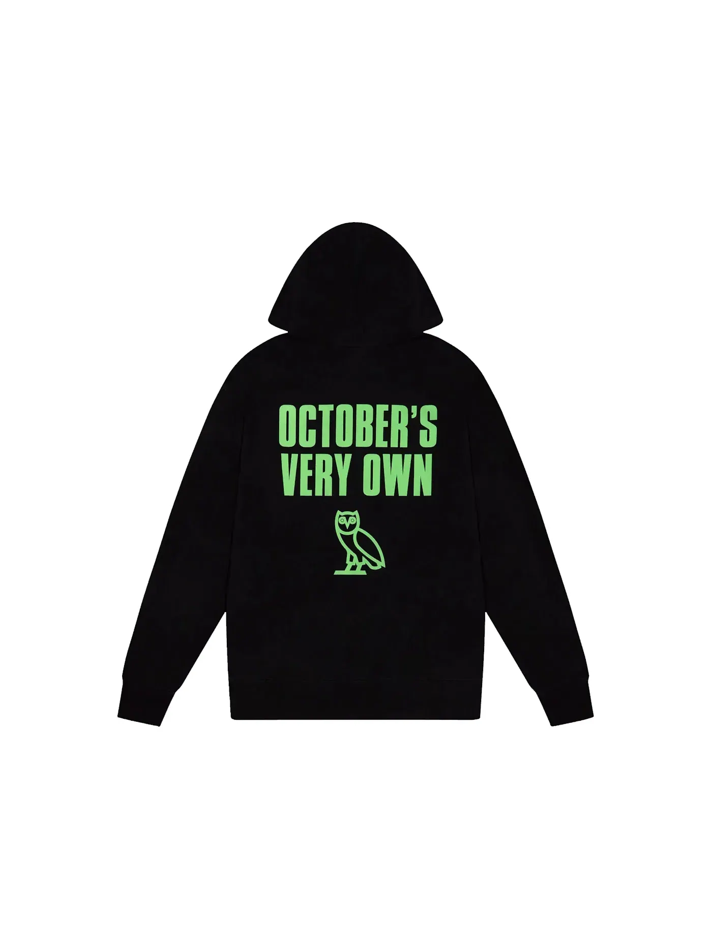 Мужской худи с принтом OVO Hoodie — изображение 2 из 2, черный