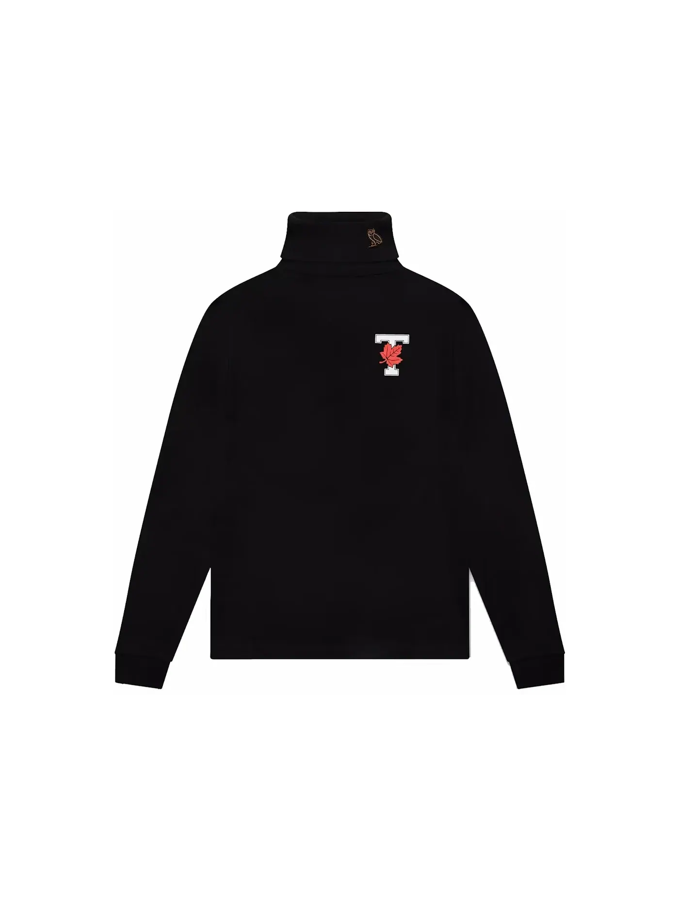 Мужская водолазка с длинным рукавом OVO Turtleneck — изображение 1 из 2, черный
