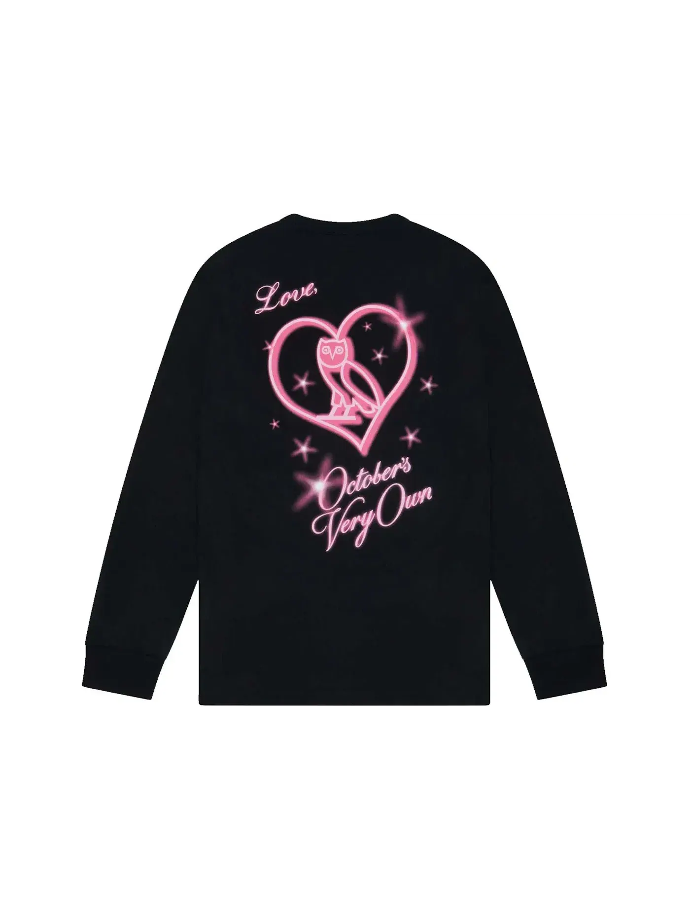 Мужская футболка с длинным рукавом OVO With Love Longsleeve T-shirt — изображение 1 из 2, черный