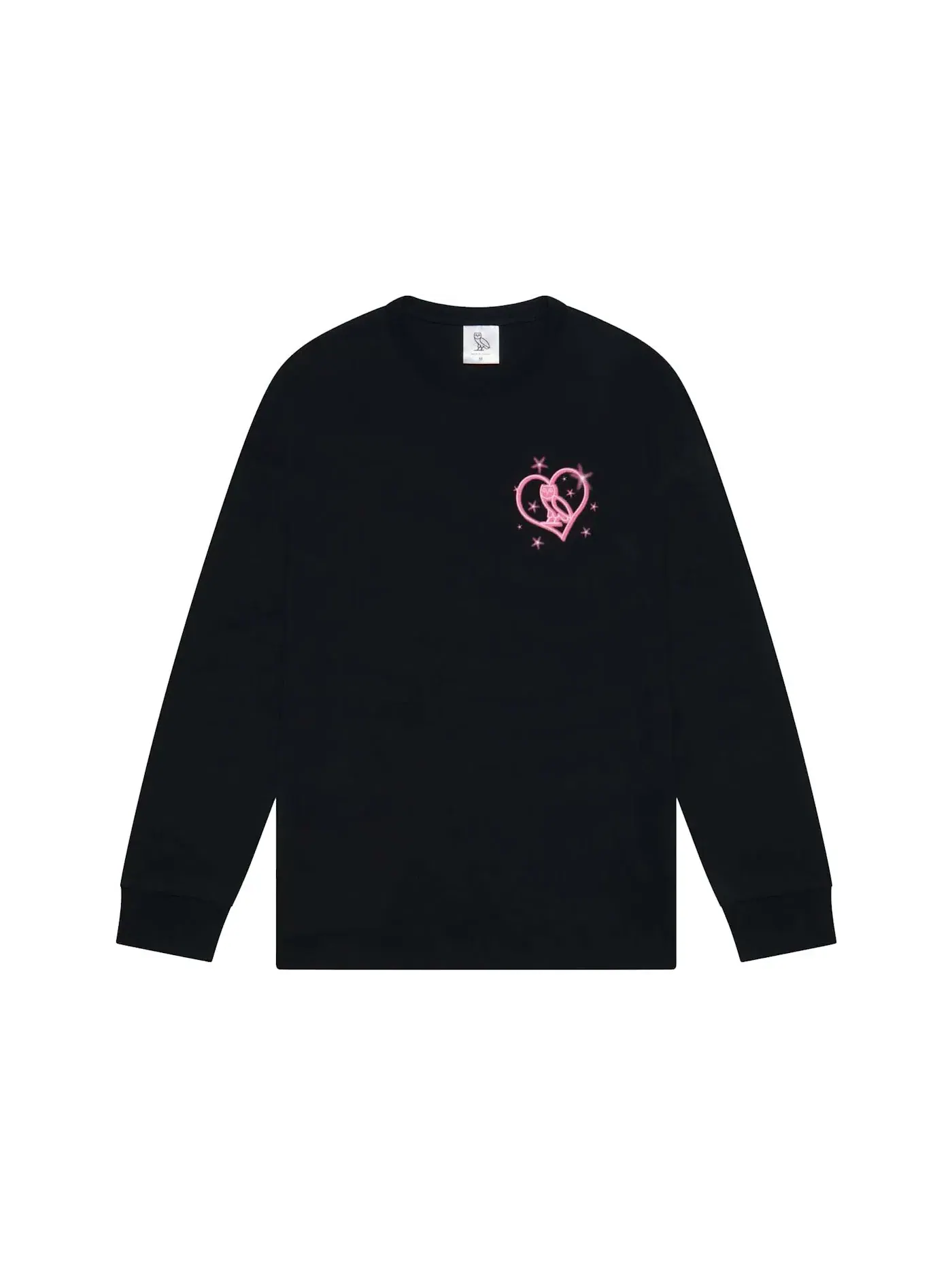 Мужская футболка с длинным рукавом OVO With Love Longsleeve T-shirt — изображение 2 из 2, черный