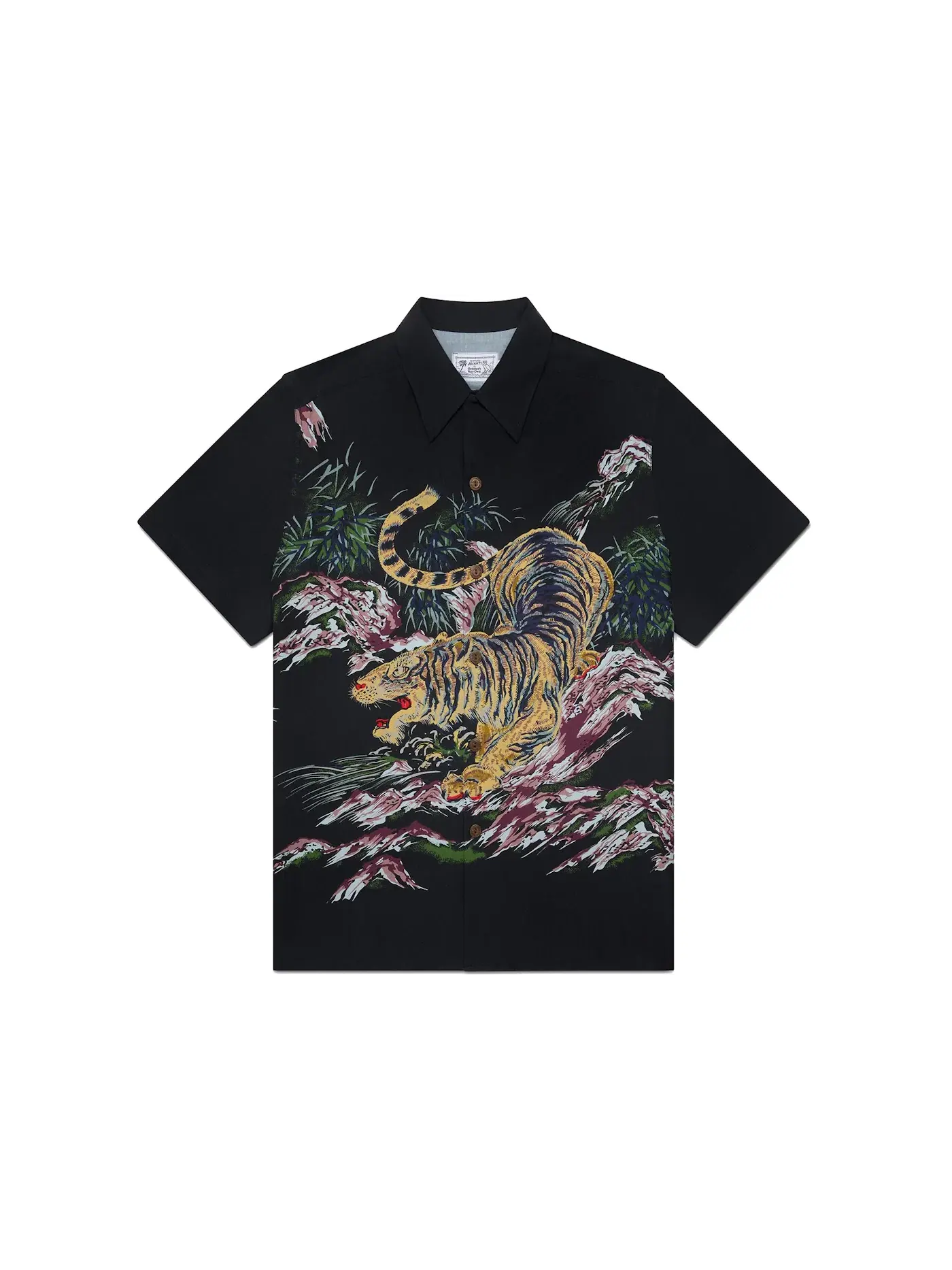 Мужская рубашка из шелка OVO X Avanti Shirt — изображение 2 из 2, черный