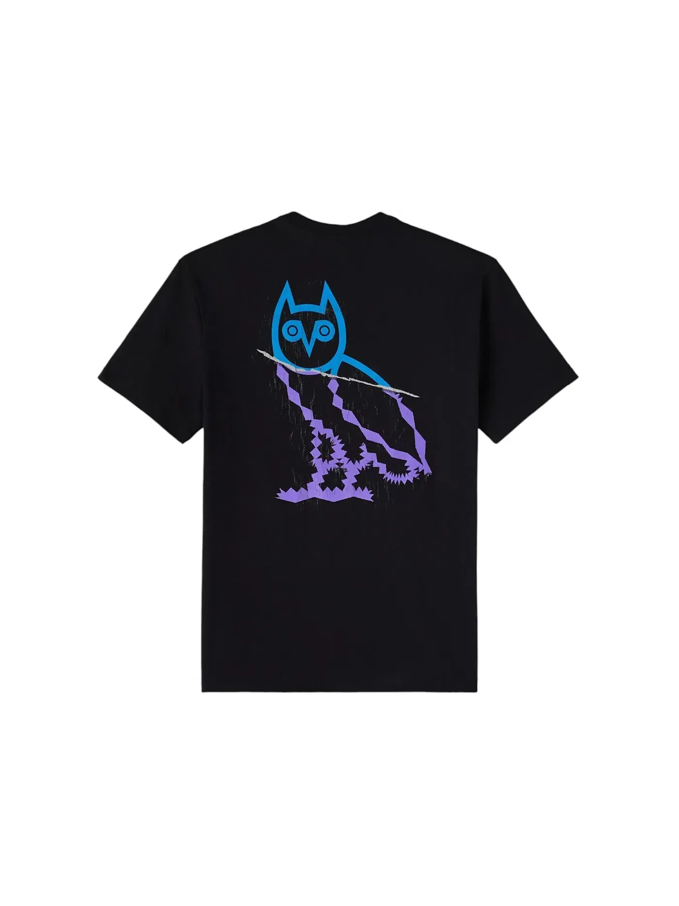 Мужская футболка с принтом OVO x Batman The Joker Split Tee OVO — изображение 2 из 2, черный