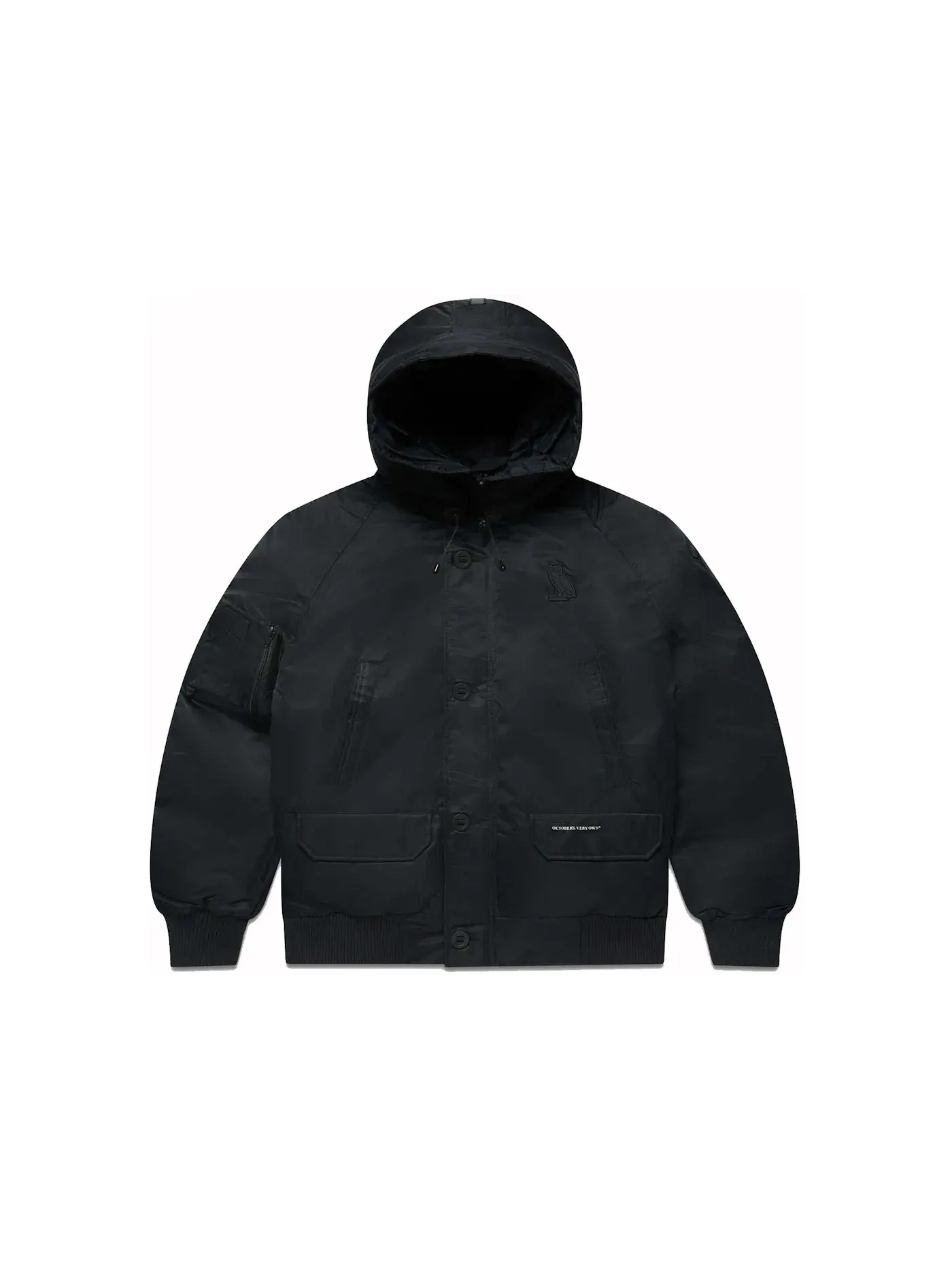 Мужская куртка-бомбер утепленная OVO Bomber — изображение 1 из 3, черный