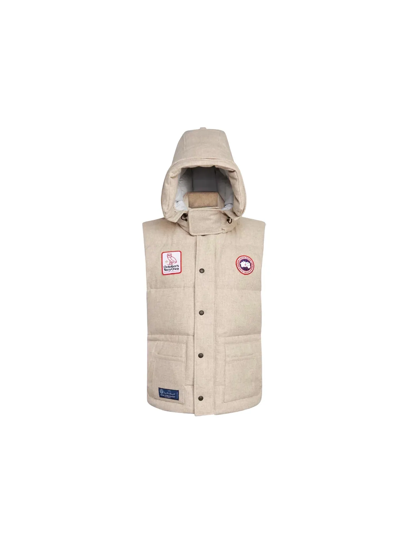 Мужской жилет OVO x Canada Goose Freestyle Vest — изображение 1 из 3, бежевый