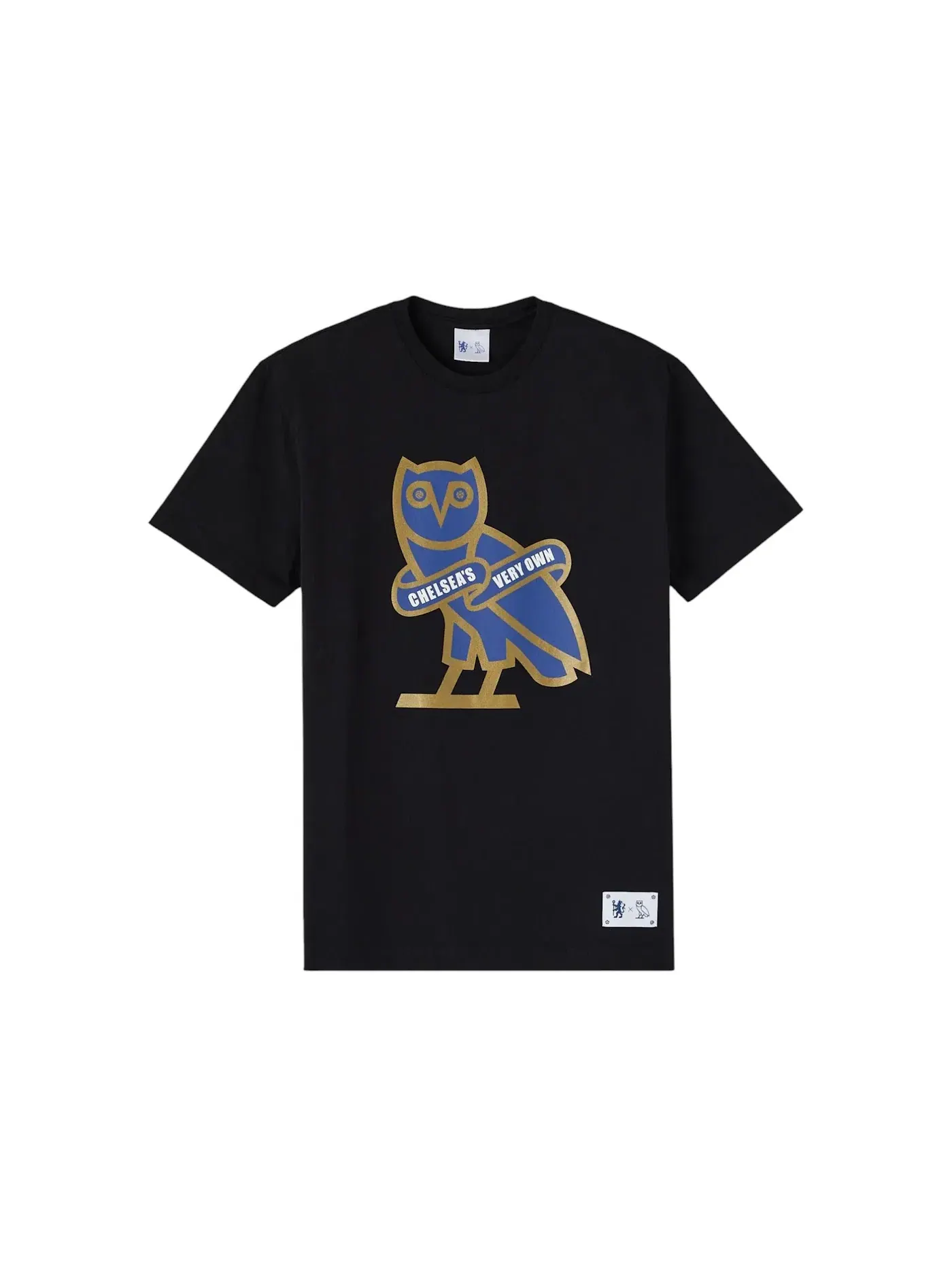 Мужская футболка с принтом OVO x Chelsea FC Icon T-Shirt OVO — изображение 1 из 1, черный