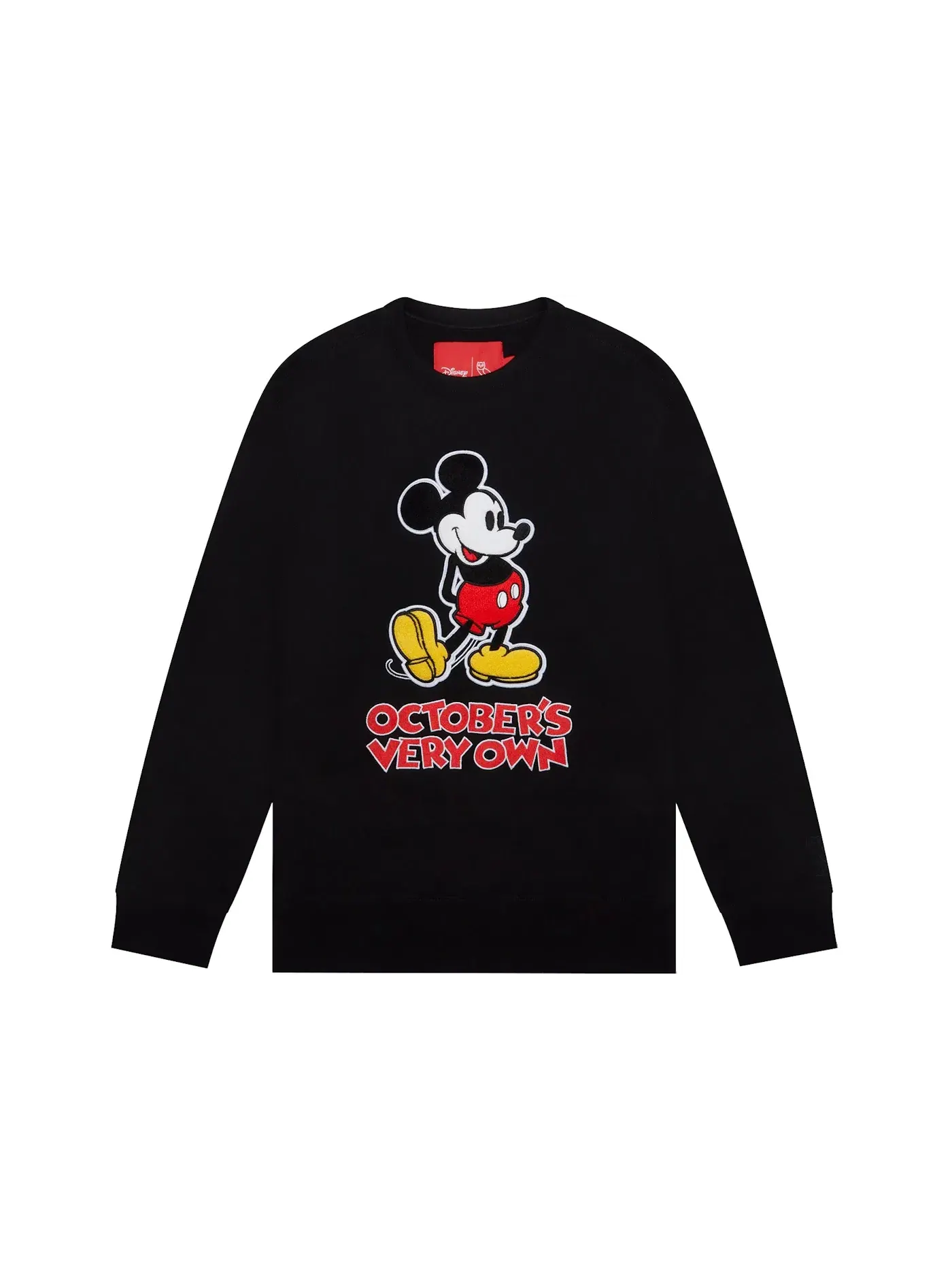 Мужской свитшот с принтом Crewneck OVO — изображение 1 из 2, черный