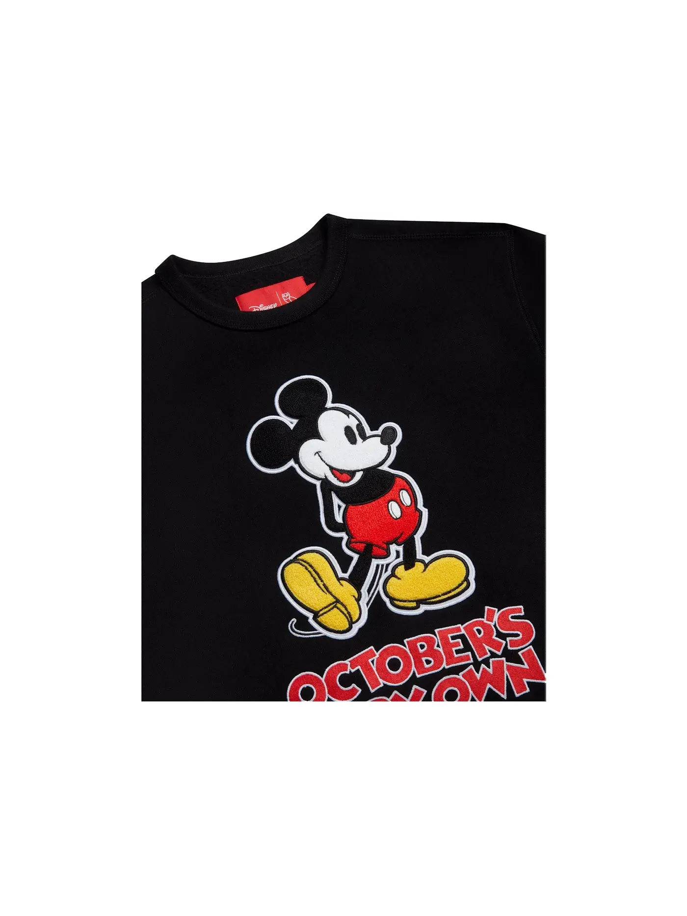 Мужской свитшот с принтом Crewneck OVO — изображение 2 из 2, черный