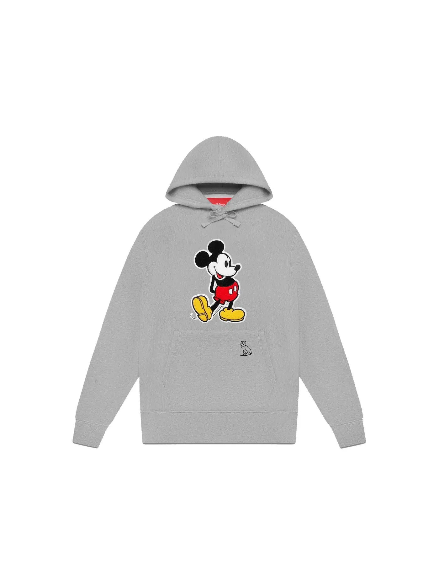 Мужская худи с принтом OVO x Disney Classic Mickey OVO — изображение 1 из 2, серый