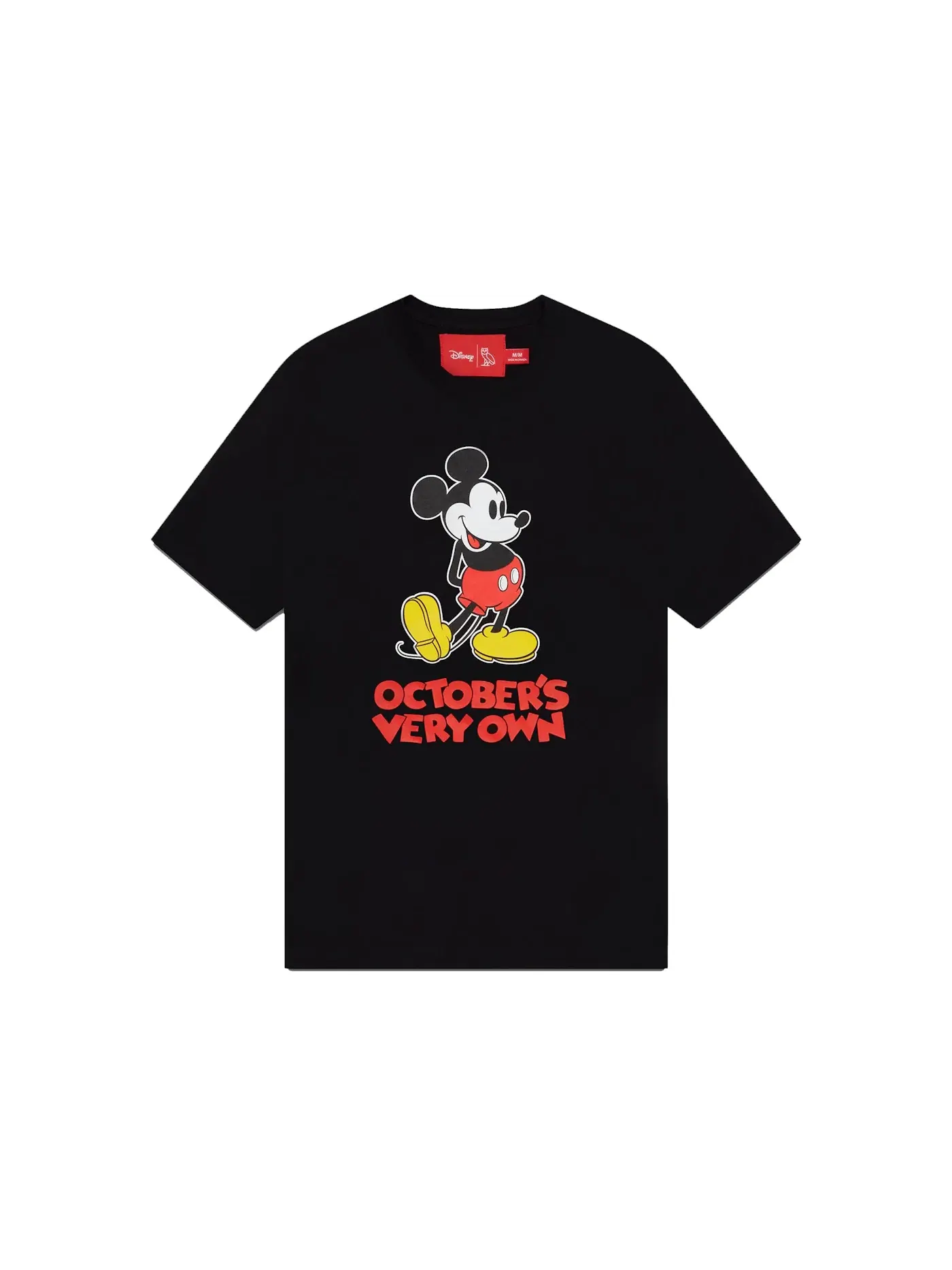 Мужская футболка с принтом OVO x Disney Classic Mickey T-shirt OVO — изображение 1 из 2, черный