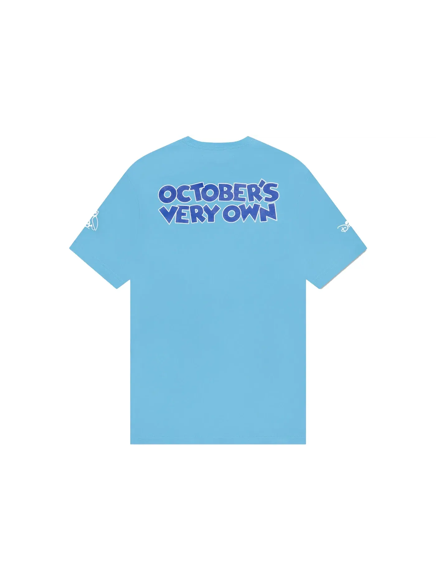 Мужская футболка с принтом OVO x Disney Donald OWLS T-shirt OVO — изображение 2 из 2, светлый синий