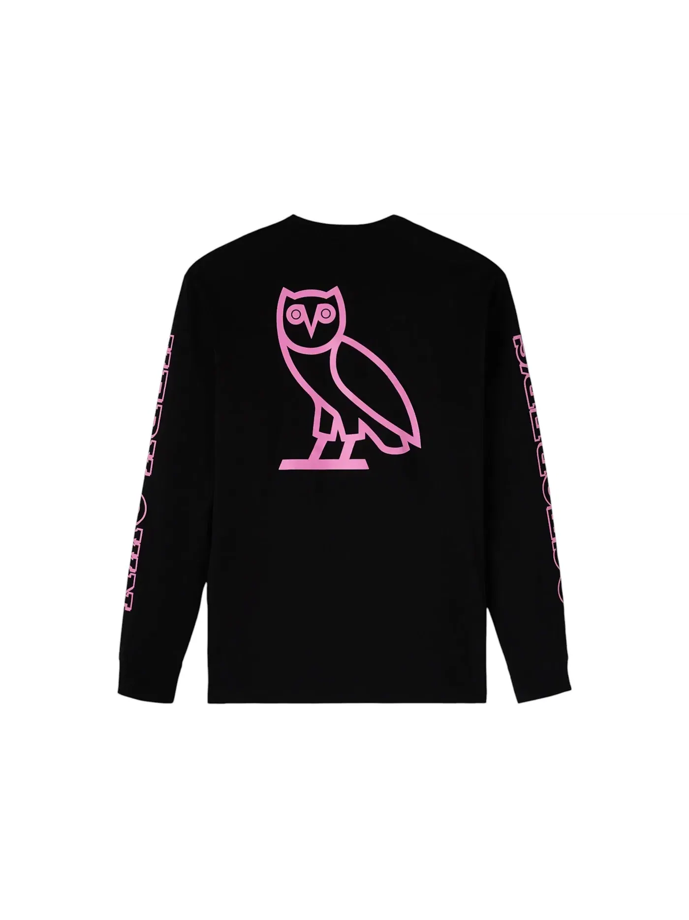 Мужская футболка с длинным рукавом с принтом OVO x Disney Valentine's Long-Sleeve T-Shirt OVO — изображение 2 из 2, черный