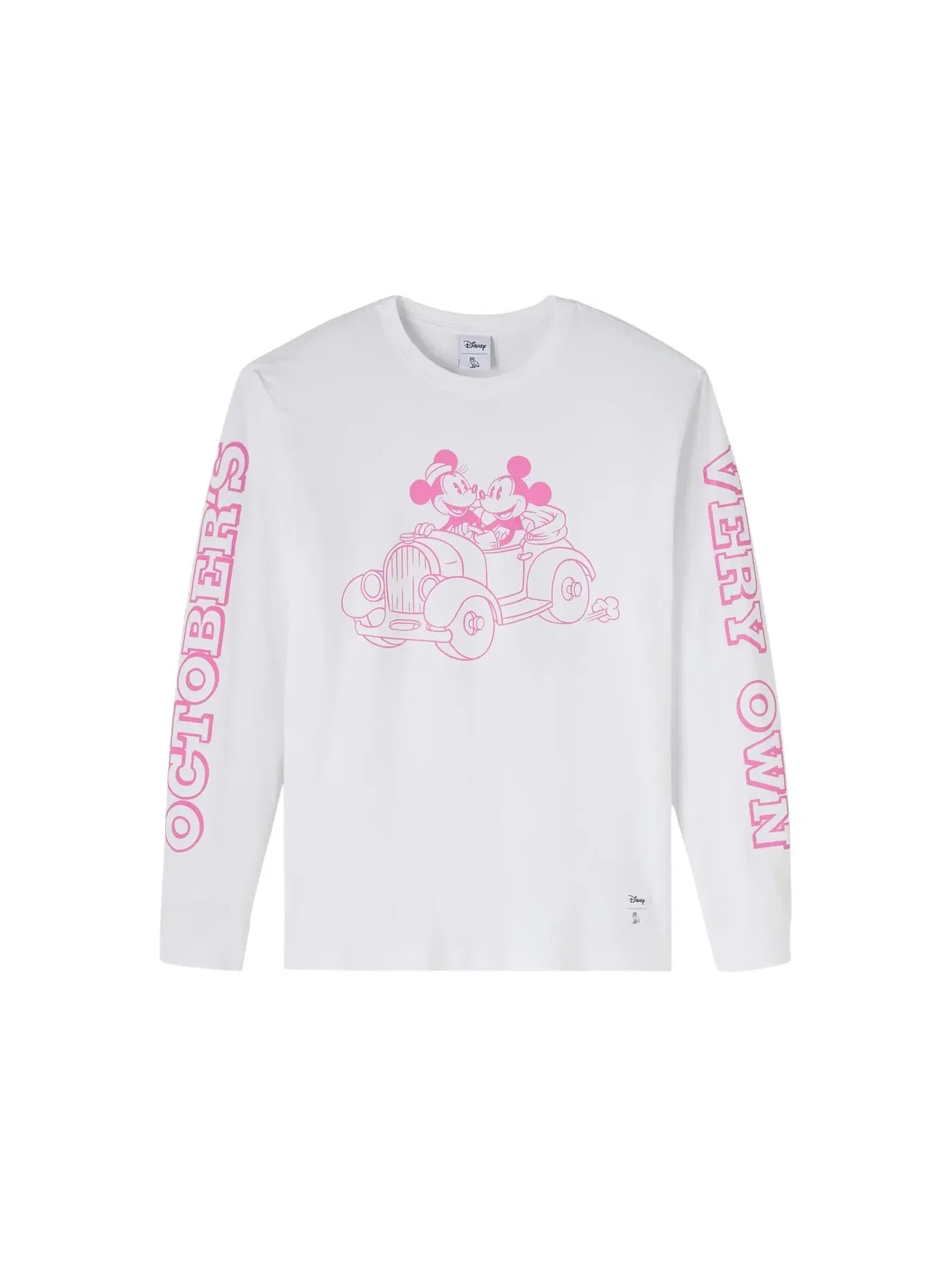 Мужская футболка с длинным рукавом OVO x Disney Valentine's — изображение 1 из 2, белый