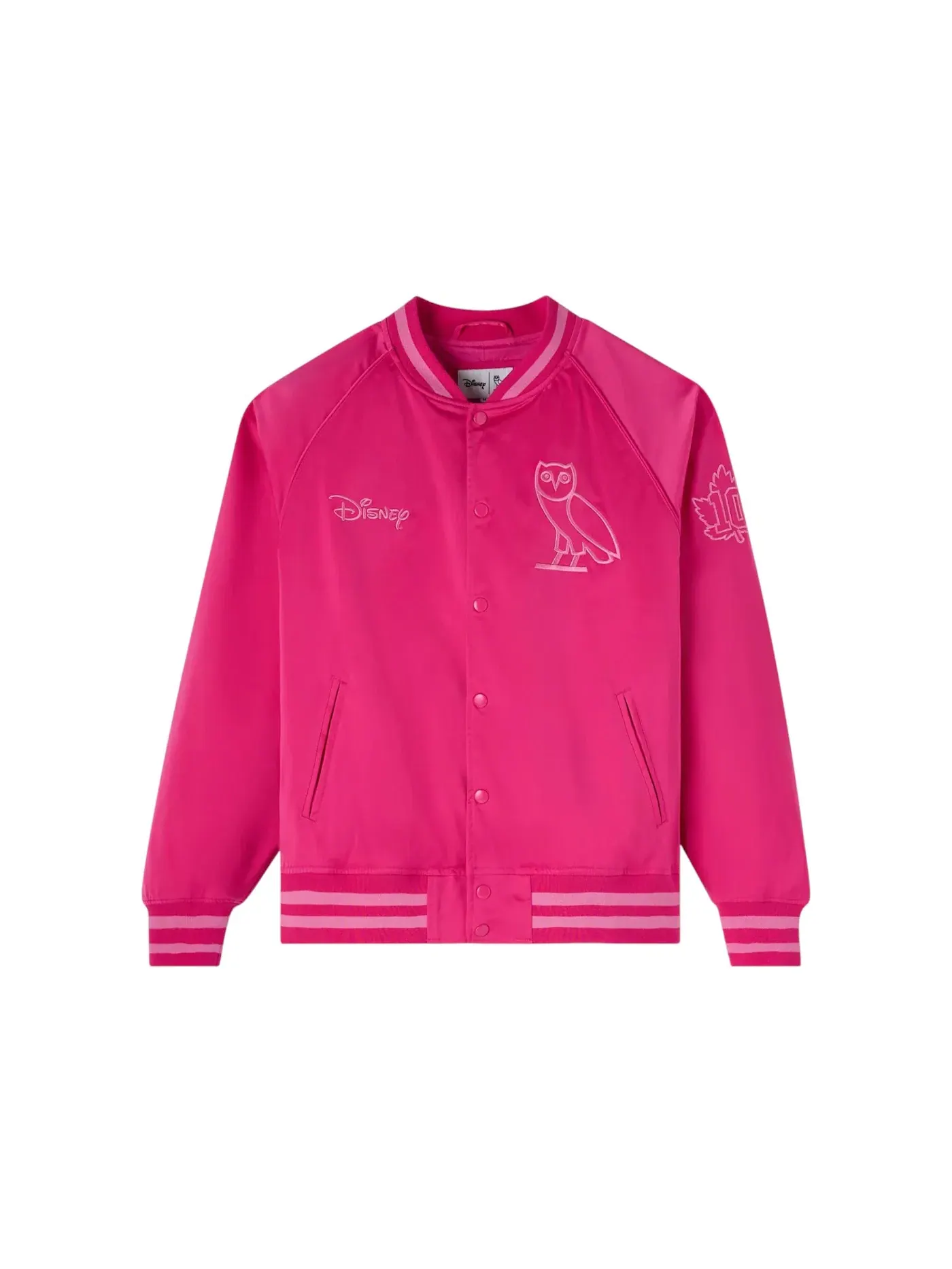 Мужская куртка с сатиновой отделкой Jacket OVO — изображение 1 из 2, фуксия