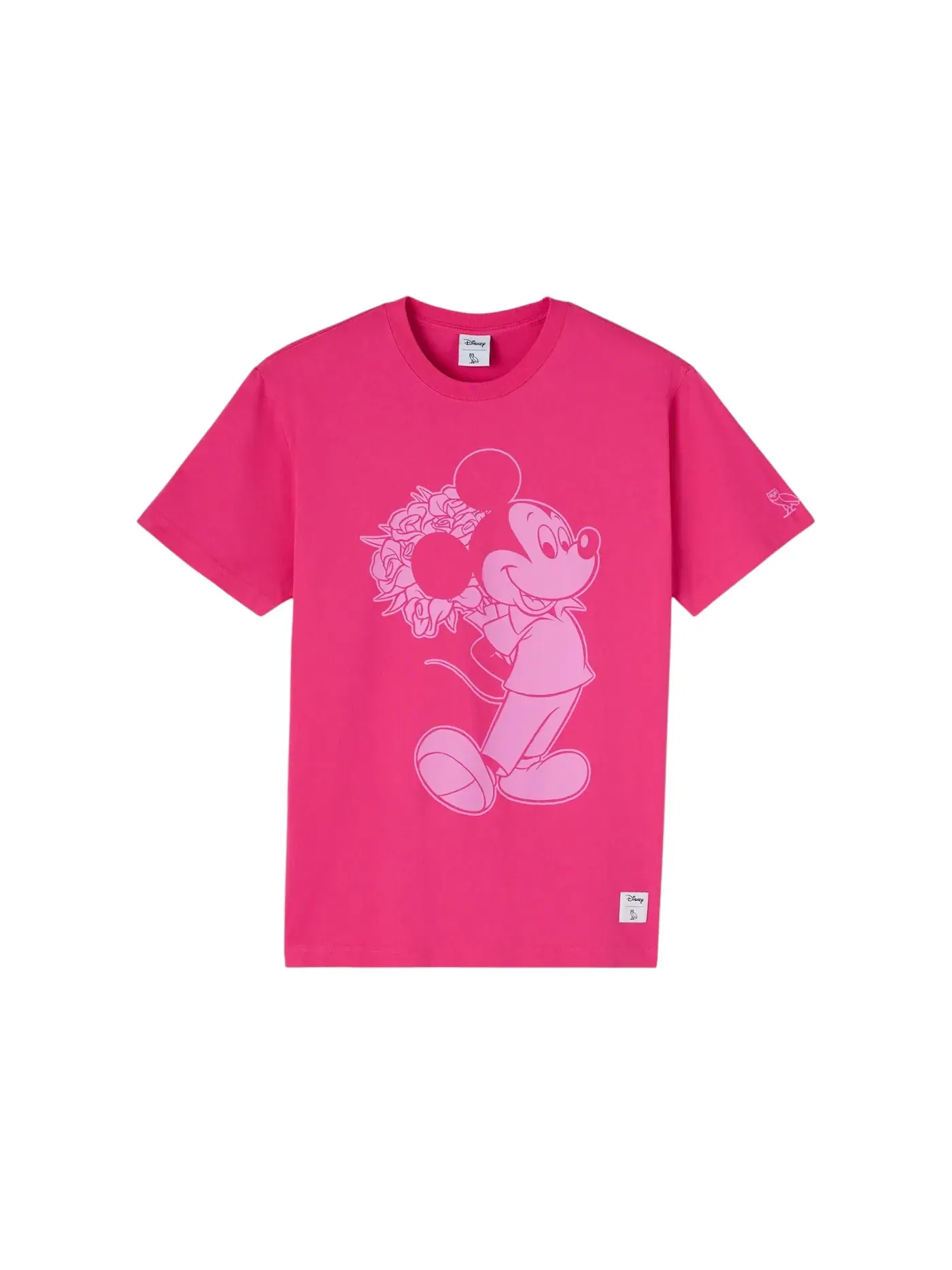 Мужская футболка с принтом OVO x Disney Valentine's T-Shirt OVO — изображение 1 из 2, фуксия