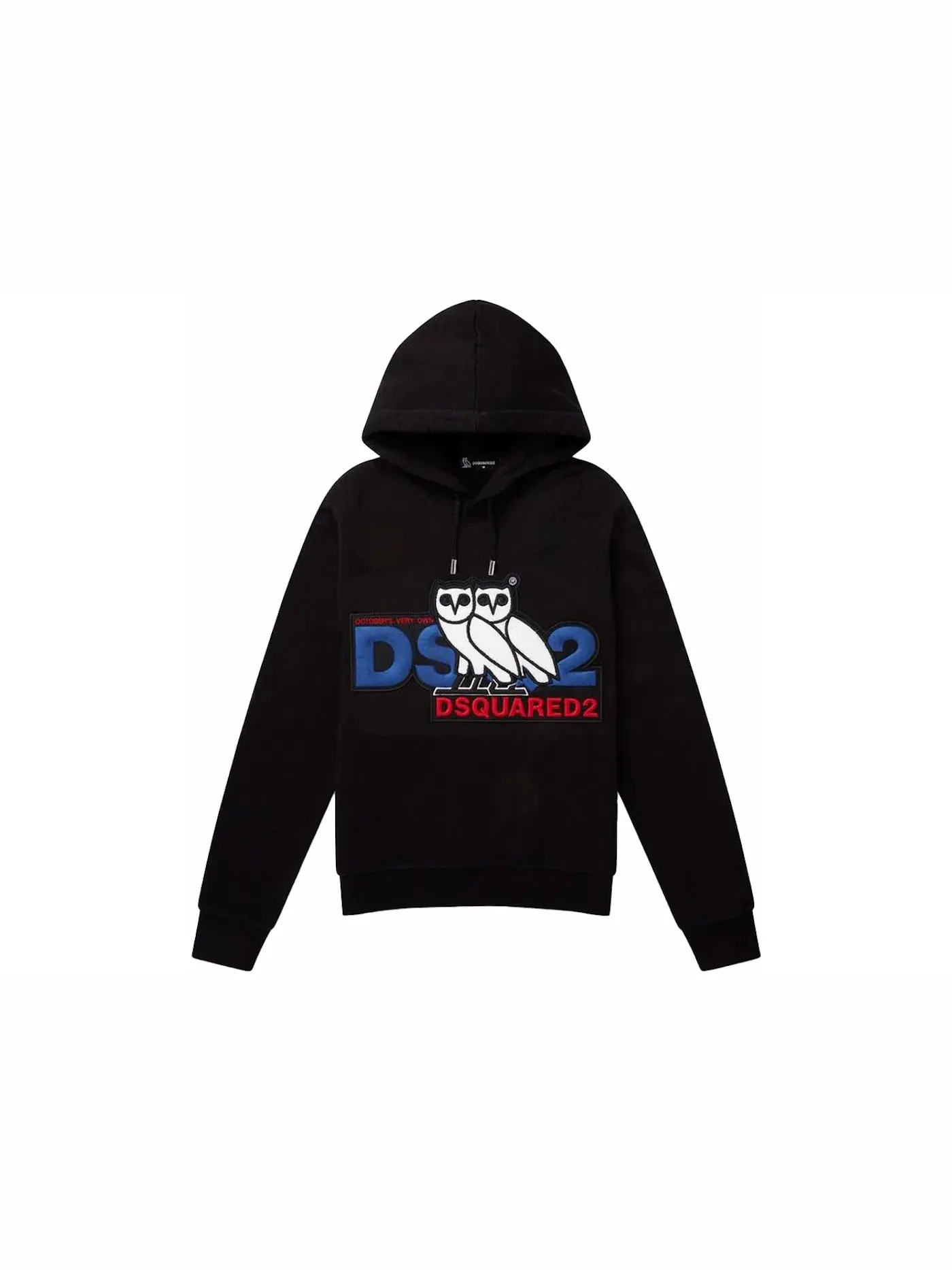 Мужская худи OVO x DSquared Chenille Hoodie — изображение 1 из 2, черный