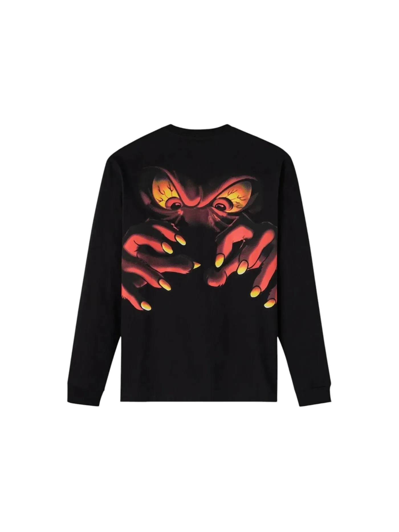 Мужская футболка с длинным рукавом с принтом OVO x Looney Tunes Gossamer OVO — изображение 2 из 2, черный