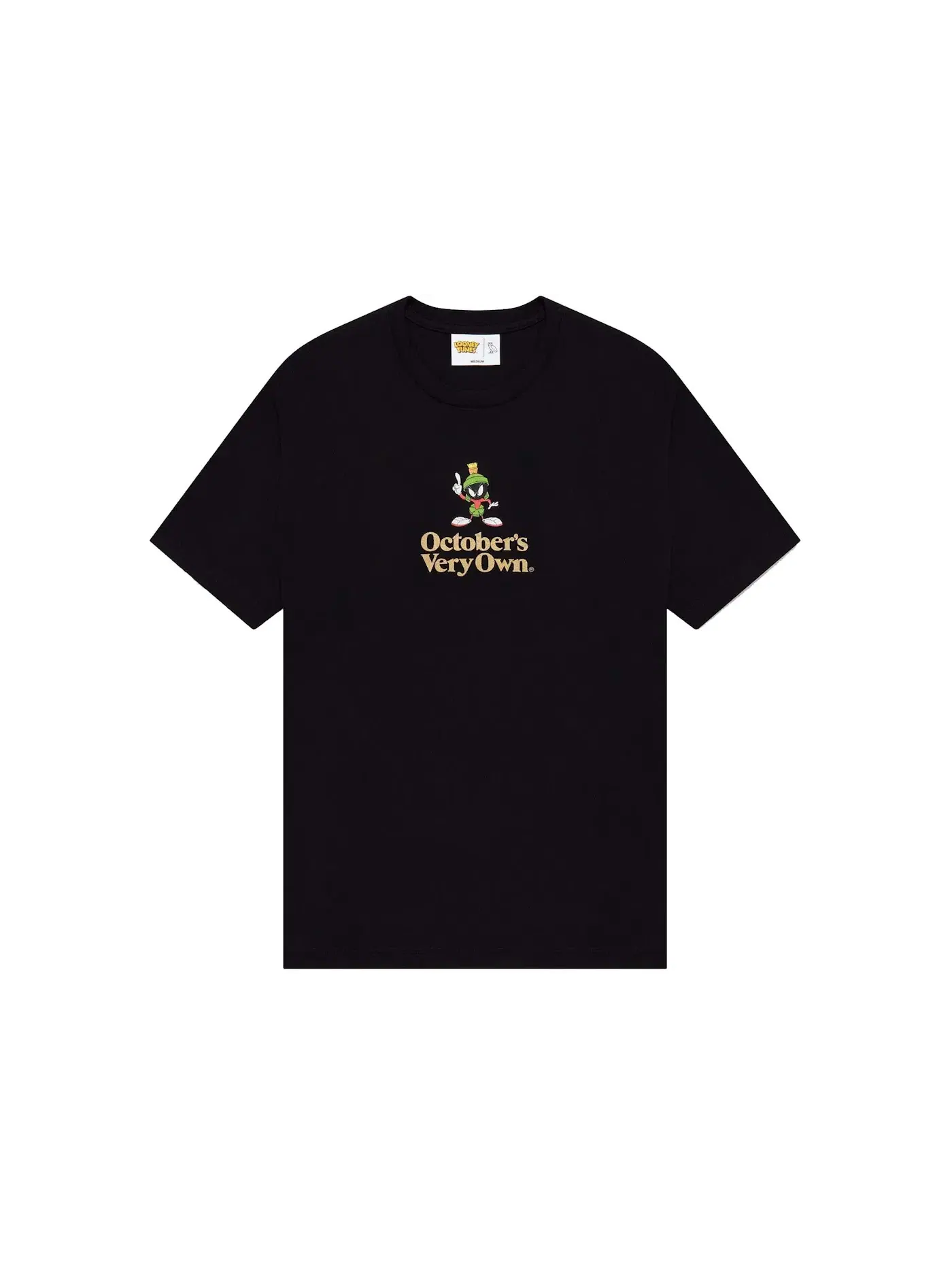Мужская футболка с принтом OVO x Looney Tunes Marvin The Martian T-Shirt OVO — изображение 1 из 2, черный