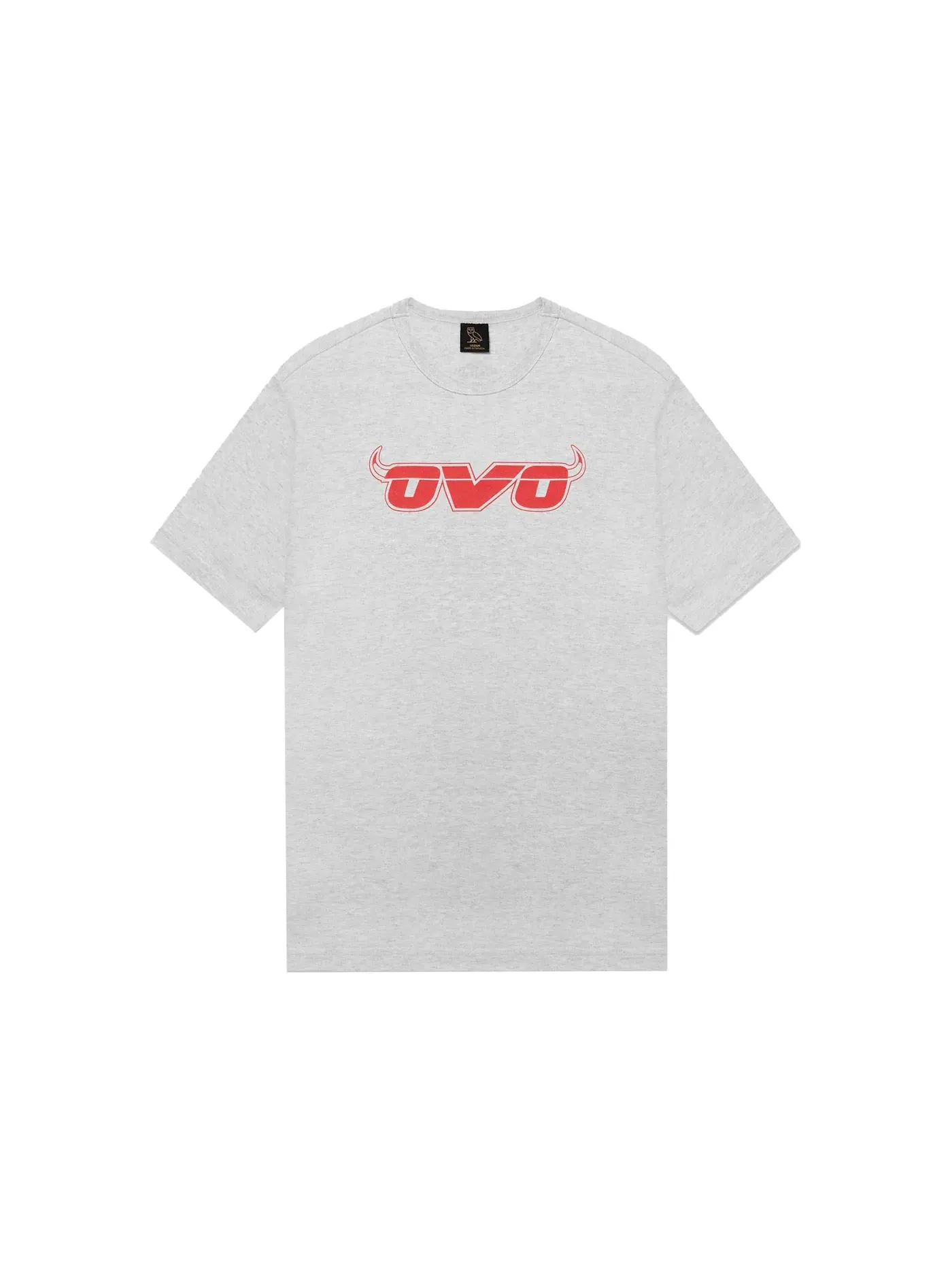 Мужская футболка с принтом OVO x NBA Bulls T-shirt OVO — изображение 1 из 2, серый