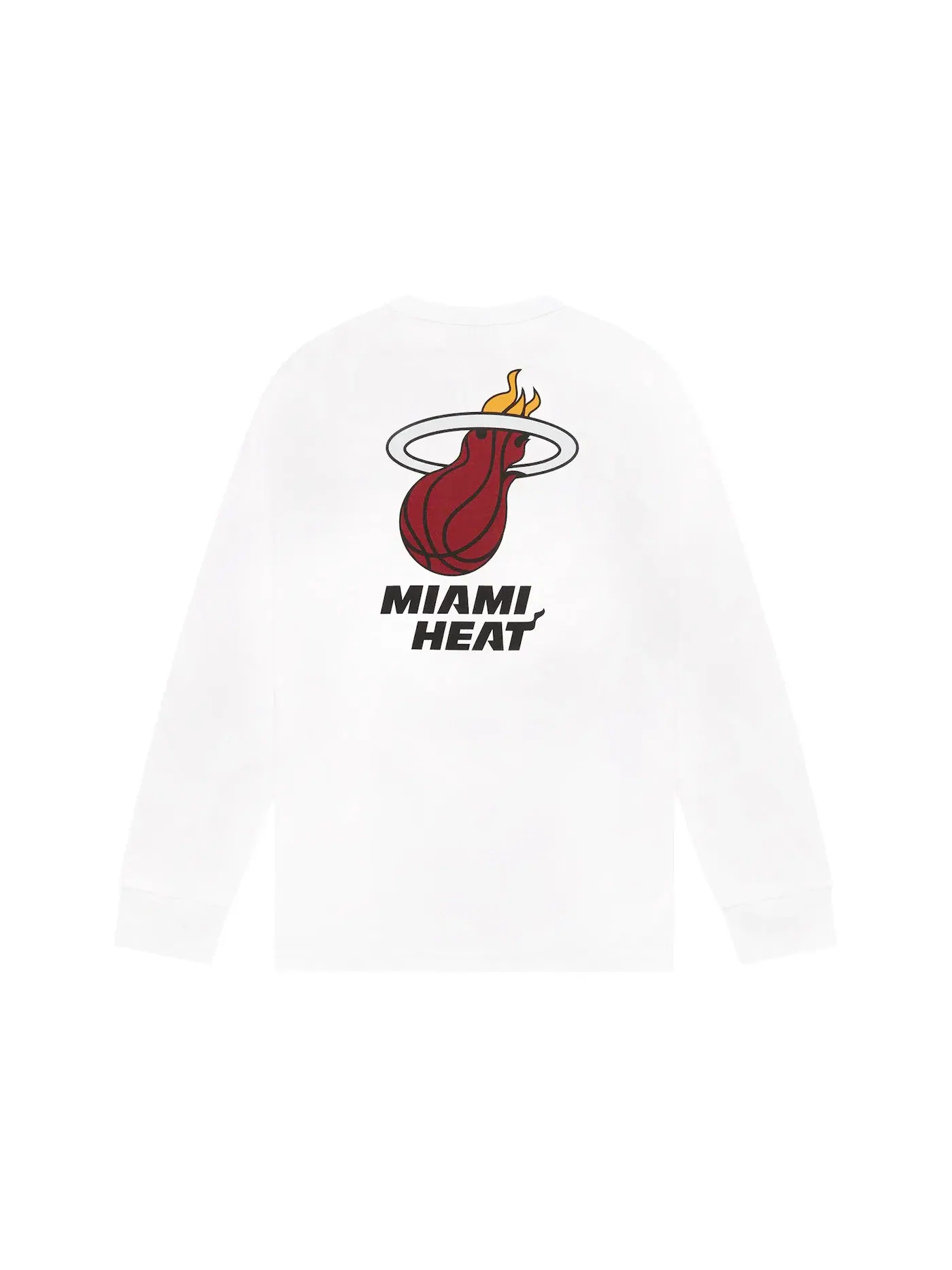 Мужская футболка с длинным рукавом OVO x NBA Heat L/S T-shirt OVO — изображение 2 из 2, белый