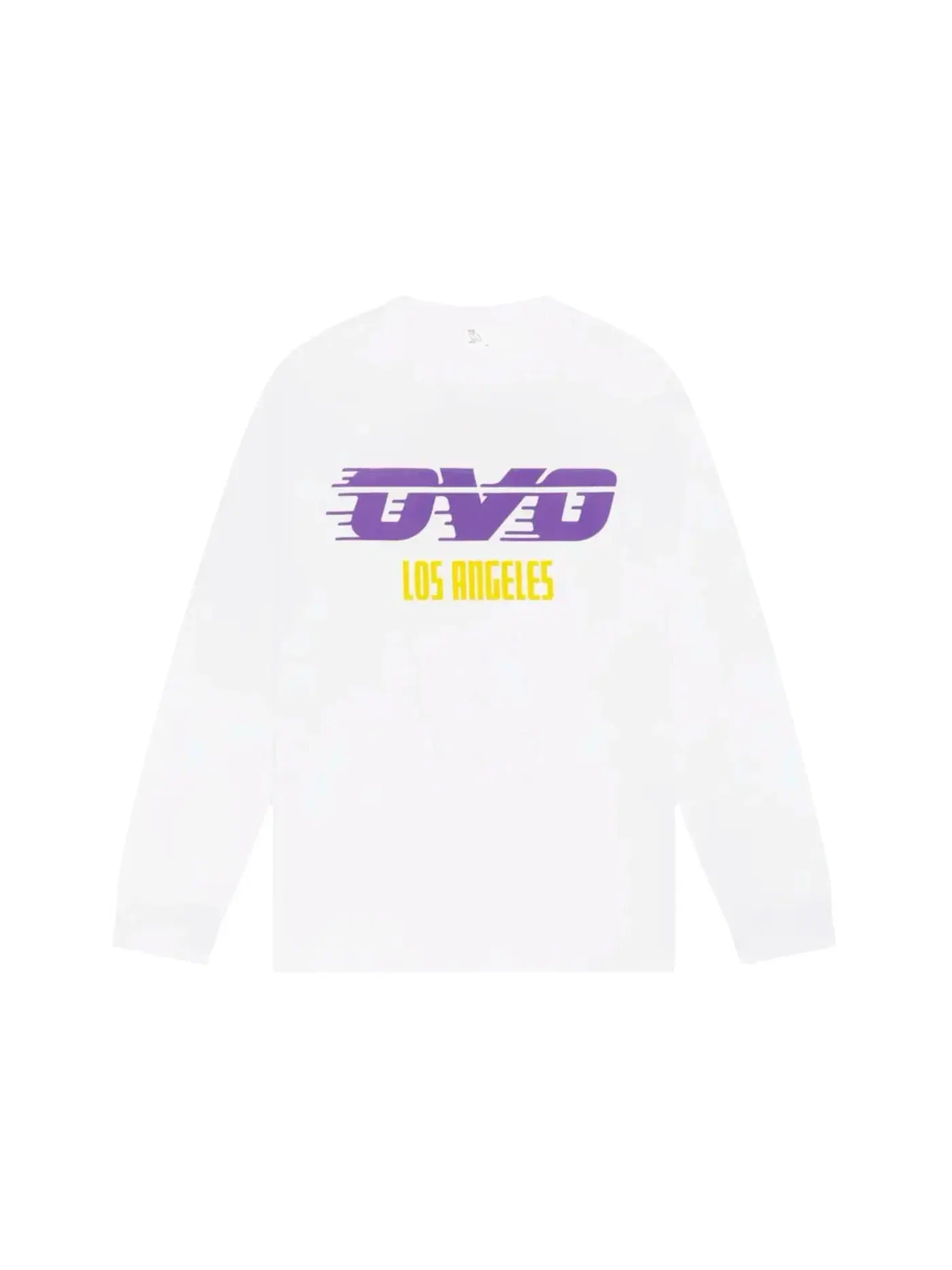 Мужская футболка с длинным рукавом OVO x NBA LA Lakers — изображение 1 из 2, белый
