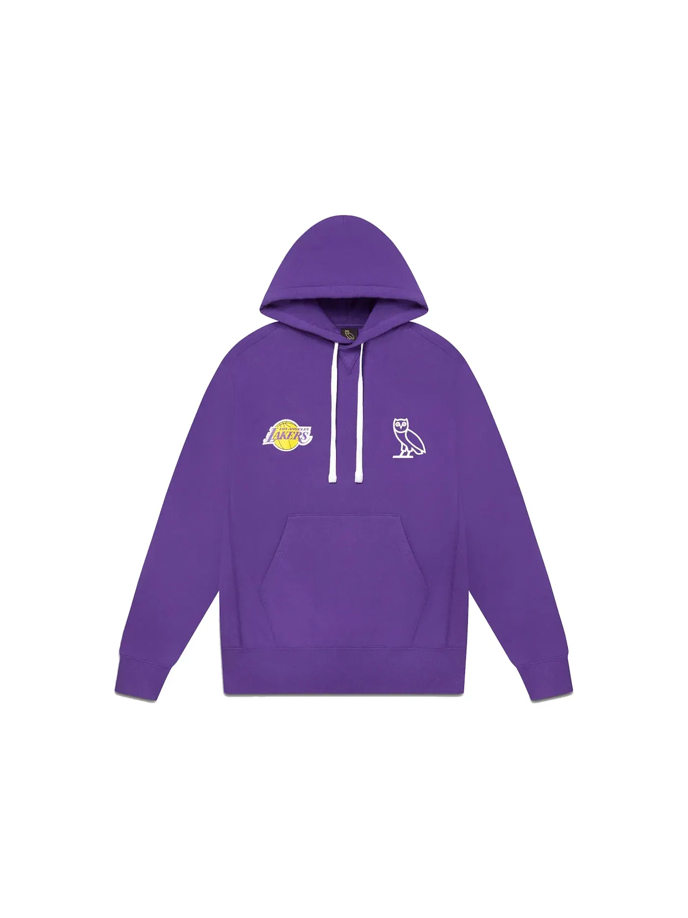 Мужская худи с принтом OVO x NBA Lakers Hoodie Purple — изображение 1 из 2, фиолетовый
