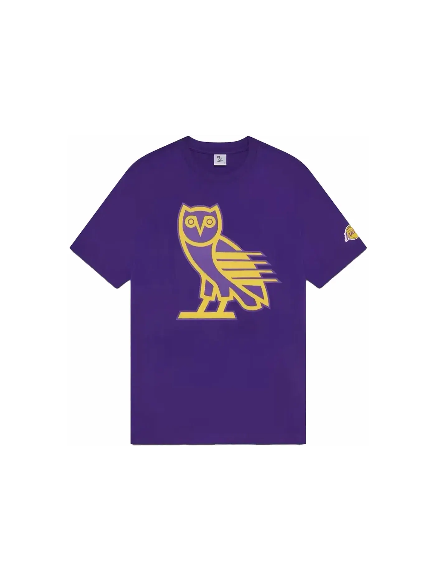 Мужская футболка с принтом OVO x NBA Lakers OG Owl Tee OVO — изображение 1 из 2, фиолетовый