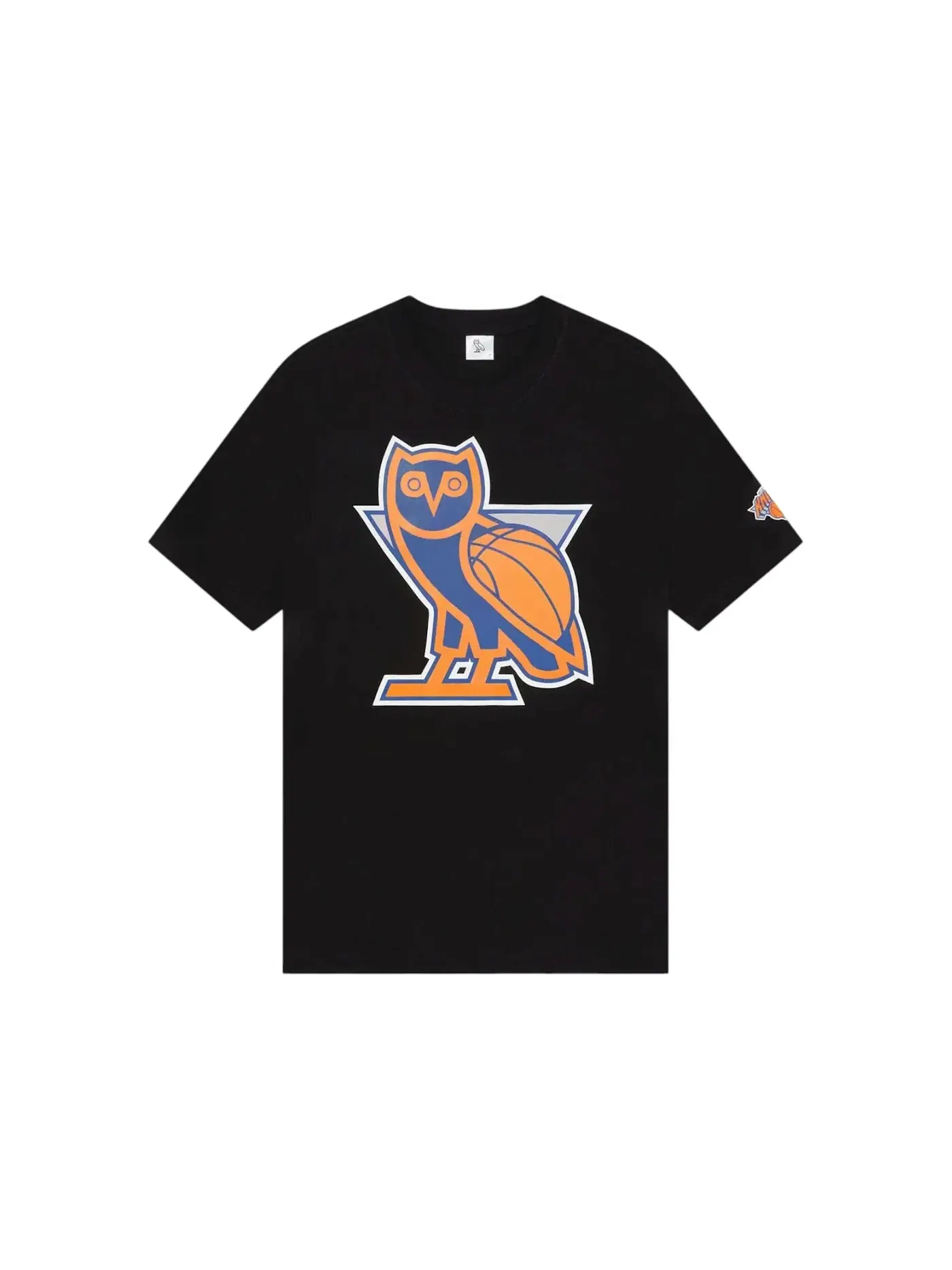 Мужская футболка с принтом OVO x NBA New York Knicks OG Owl T-shirt OVO — изображение 1 из 2, черный