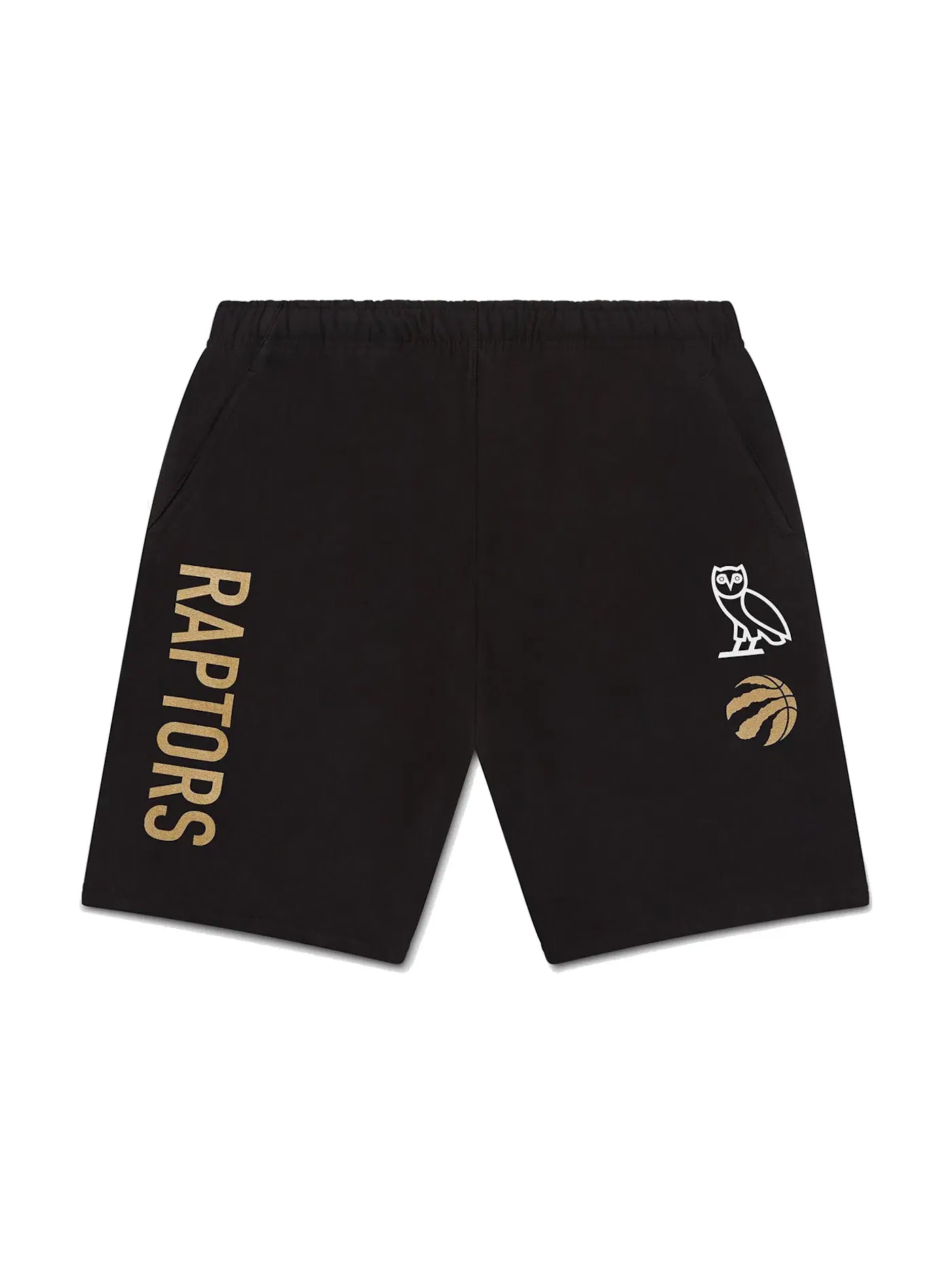 Мужские шорты с принтом OVO x NBA Raptors Sweatshort — изображение 1 из 1, черный