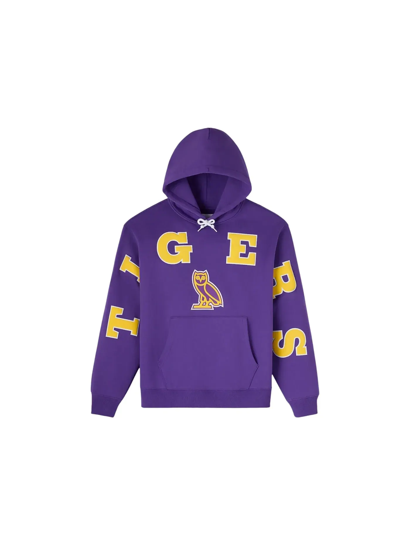 Мужская худи с принтом OVO x NCAA LSU Tigers Hoodie OVO — изображение 1 из 2, фиолетовый