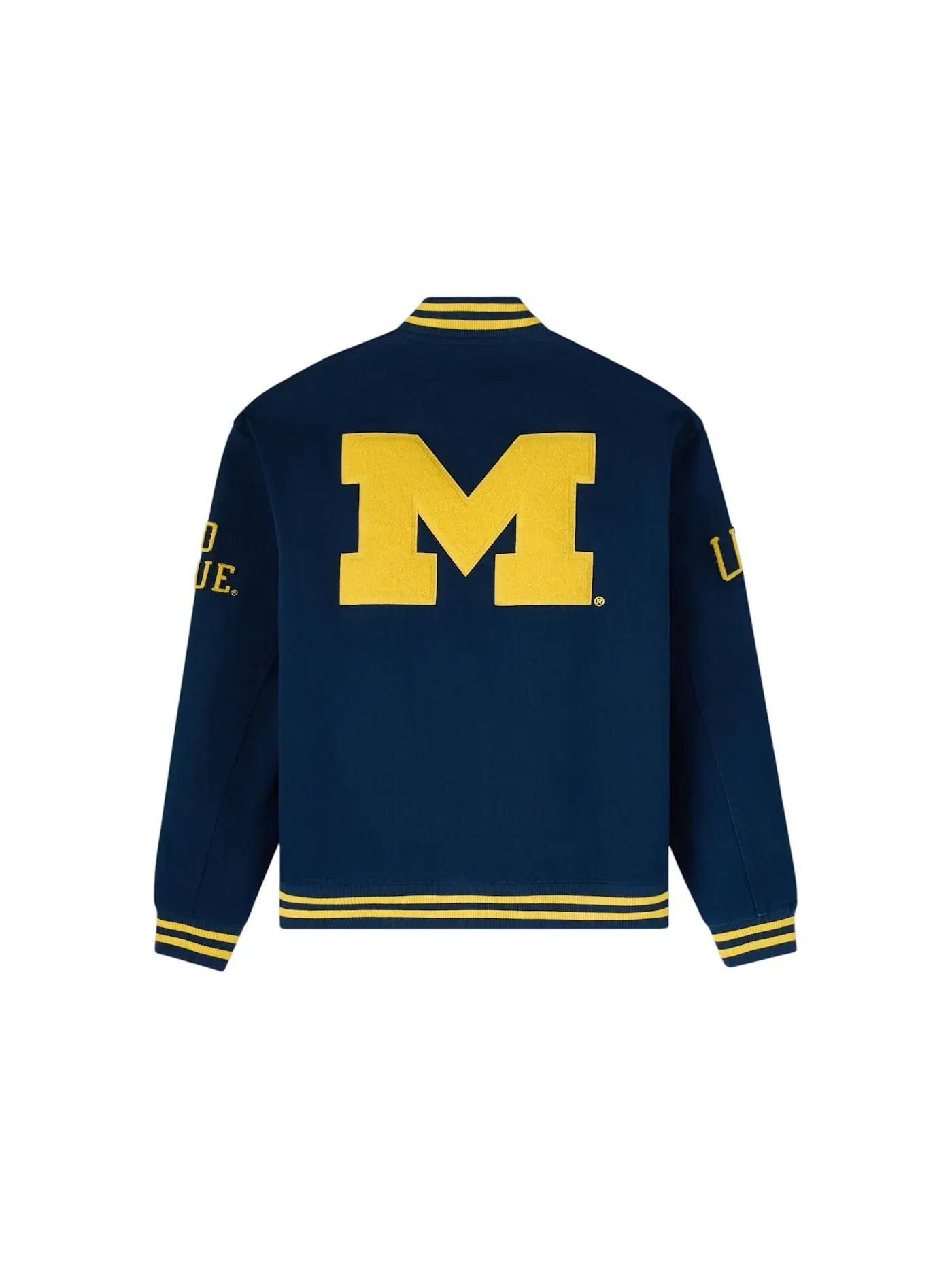 Мужская куртка-бомбер с принтом Michigan Wolverines OVO — изображение 2 из 2, темно-синий